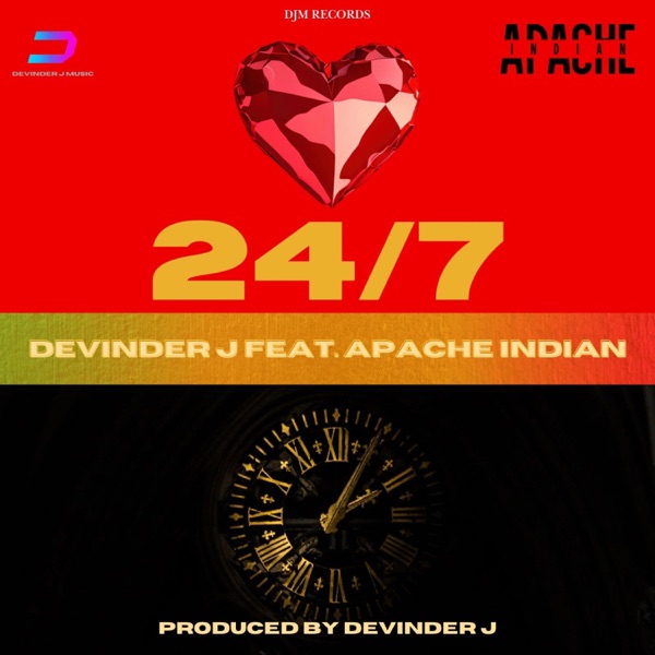24/7 (feat. Apache Indian) - Single album cover