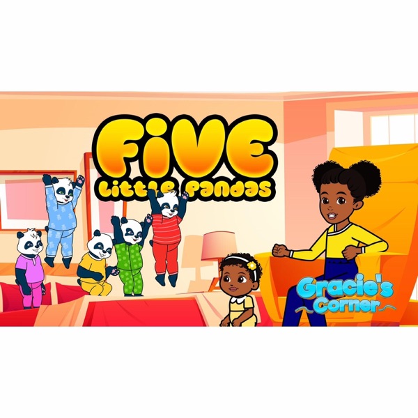 Five Little Pandas Jumping on the Bed - Single album cover