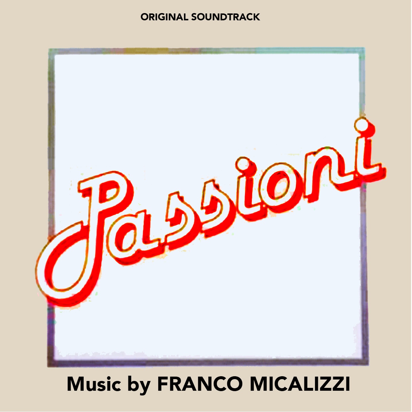 Passioni (Original Television Soundtrack) album cover