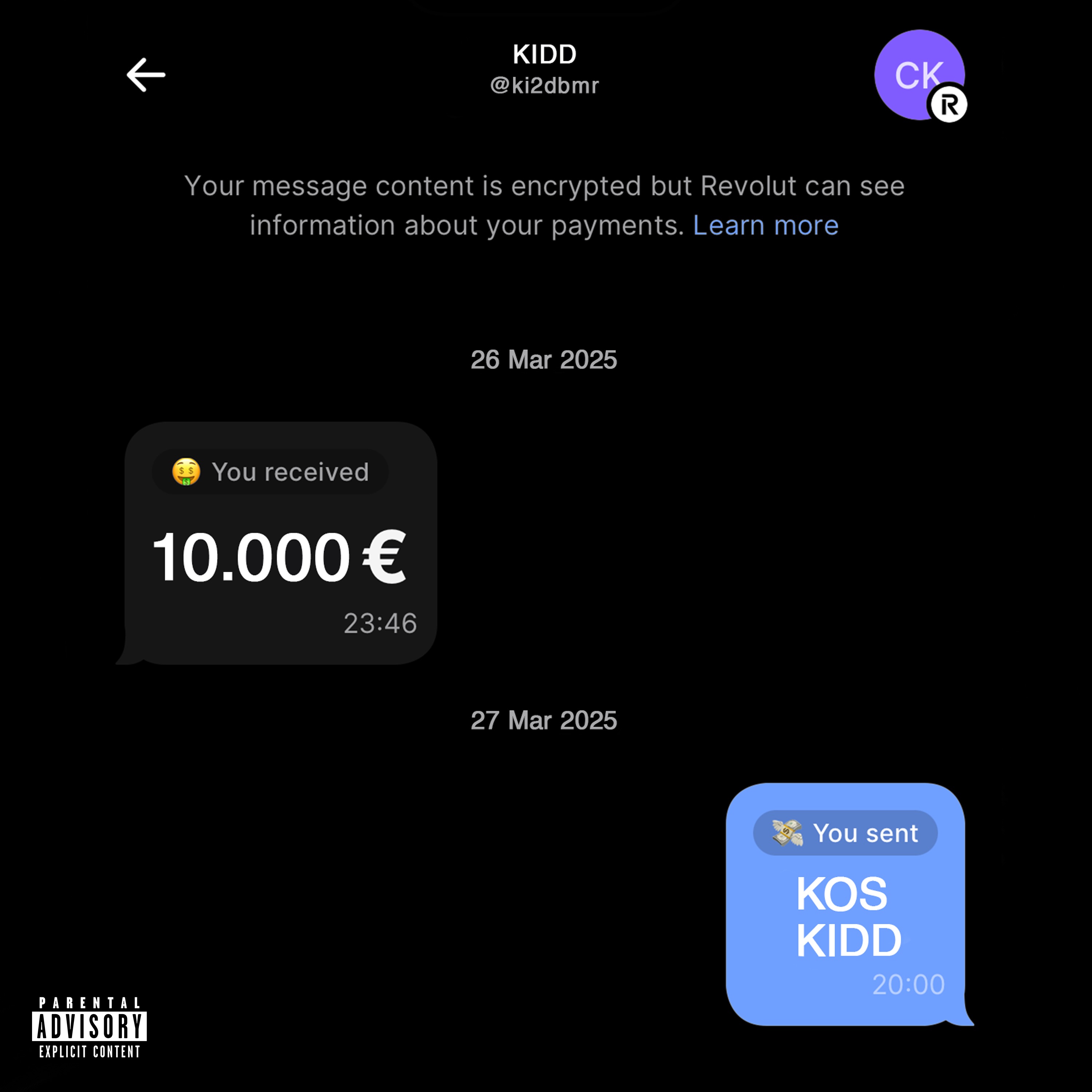 10K - Single album cover