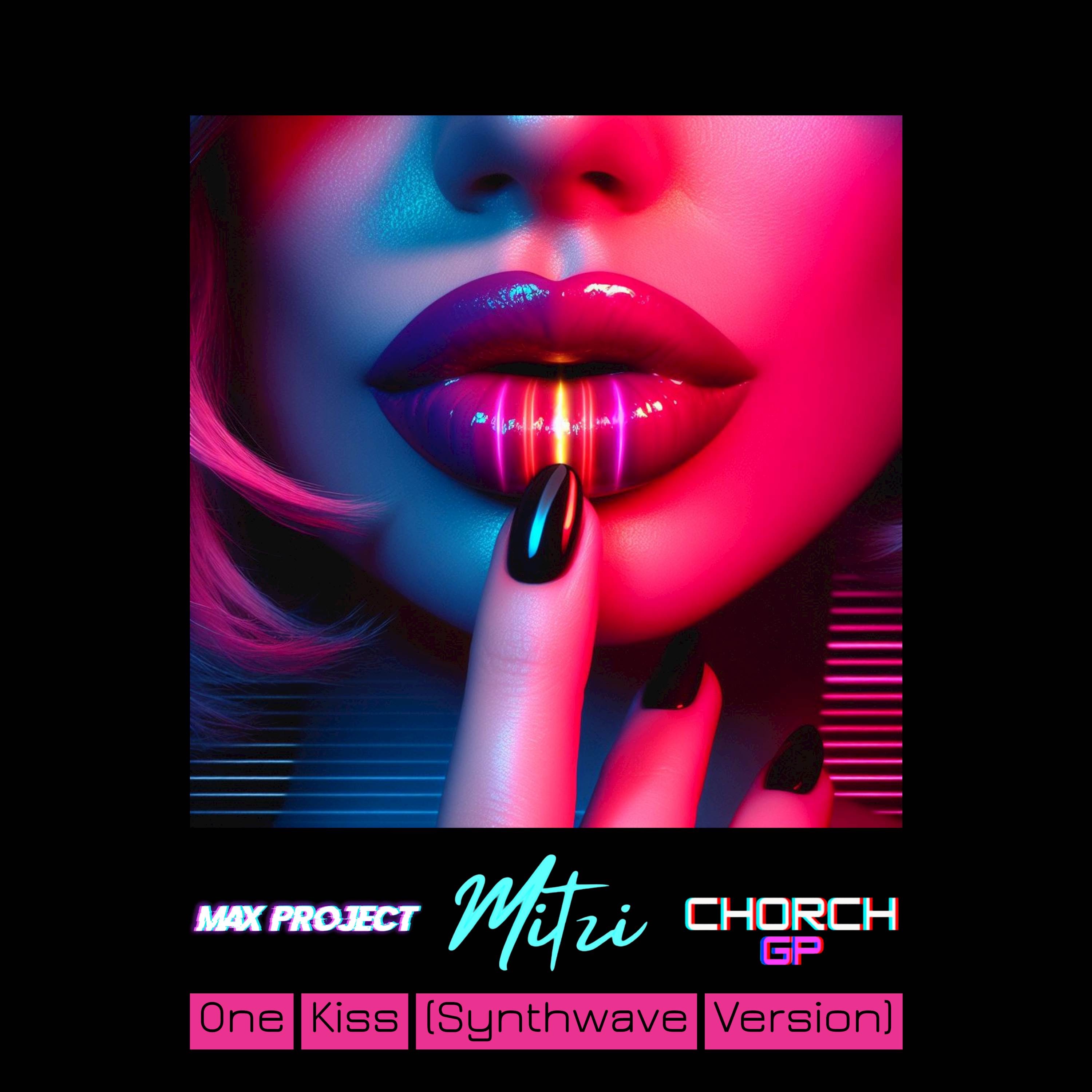 One Kiss (Synthwave Version) - Single album cover