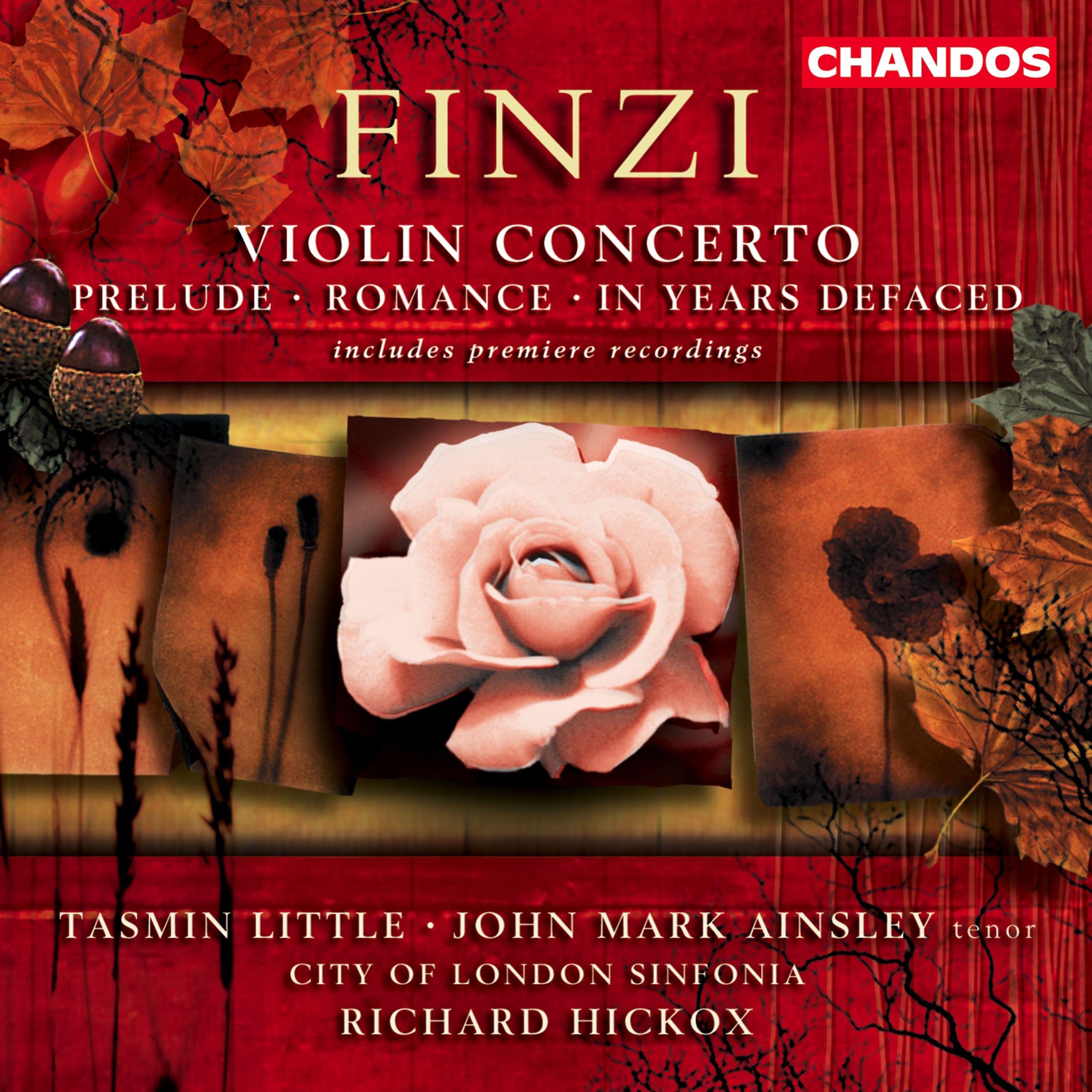 Finzi: Violin Concerto, in Years Defaced, Prelude & Romance album cover