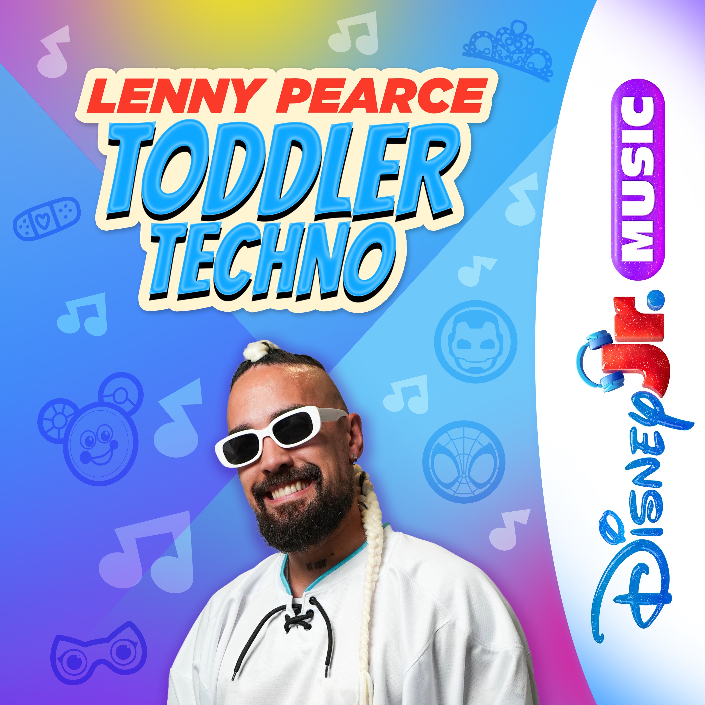 Disney Jr. Music: Lenny Pearce Toddler Techno album cover