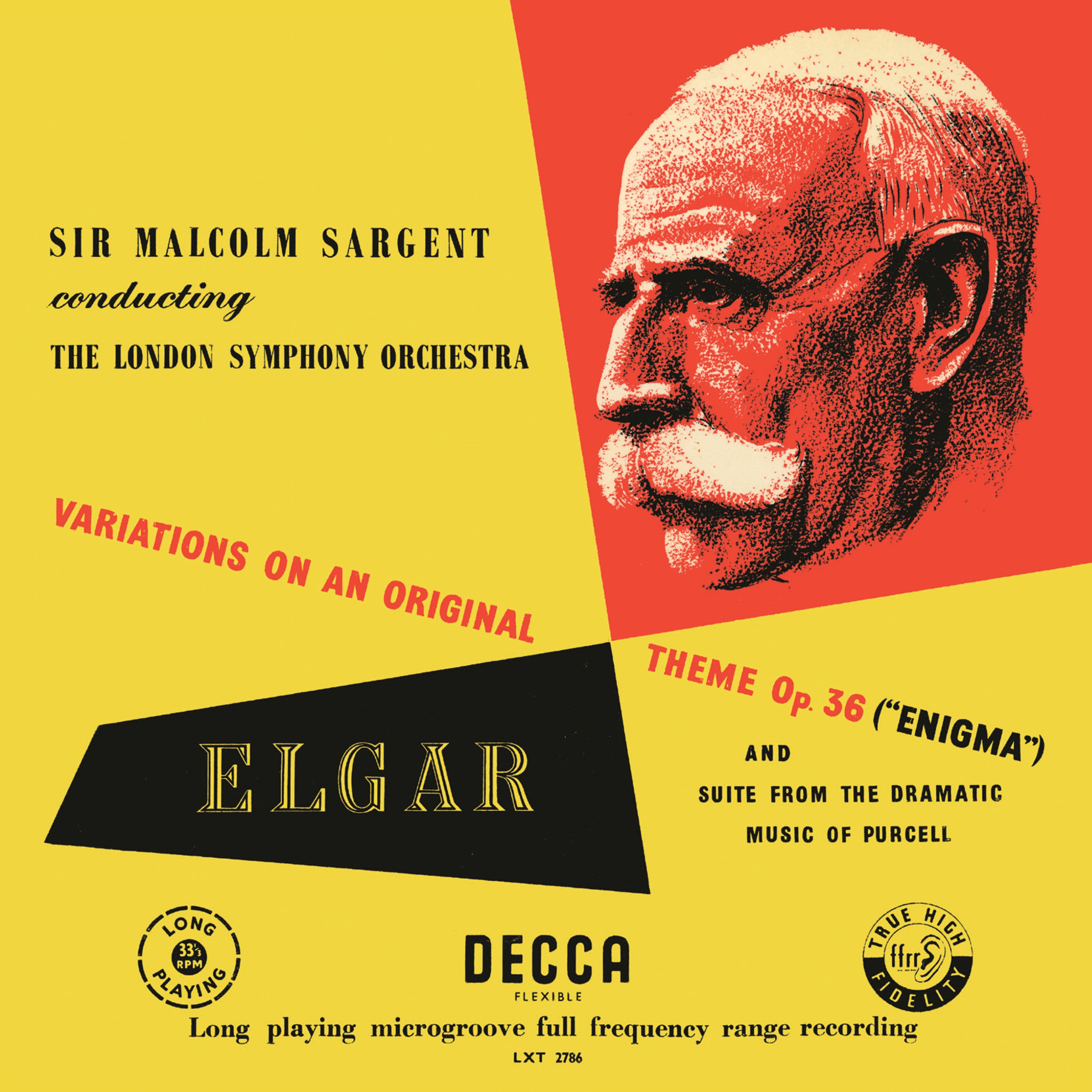 Purcell/Coates: Suite from the Dramatic Music; Elgar: Enigma Variations; Brahms: Four Serious Songs album cover