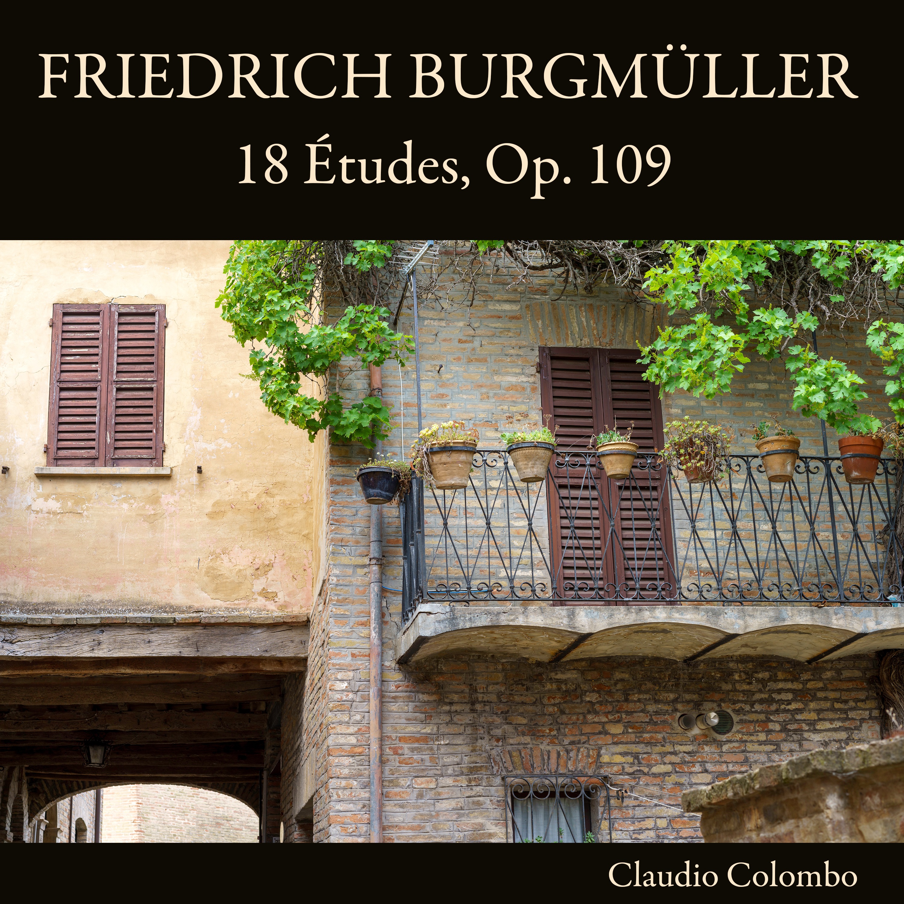 Friedrich Burgmüller: 18 Études, Op. 109 album cover