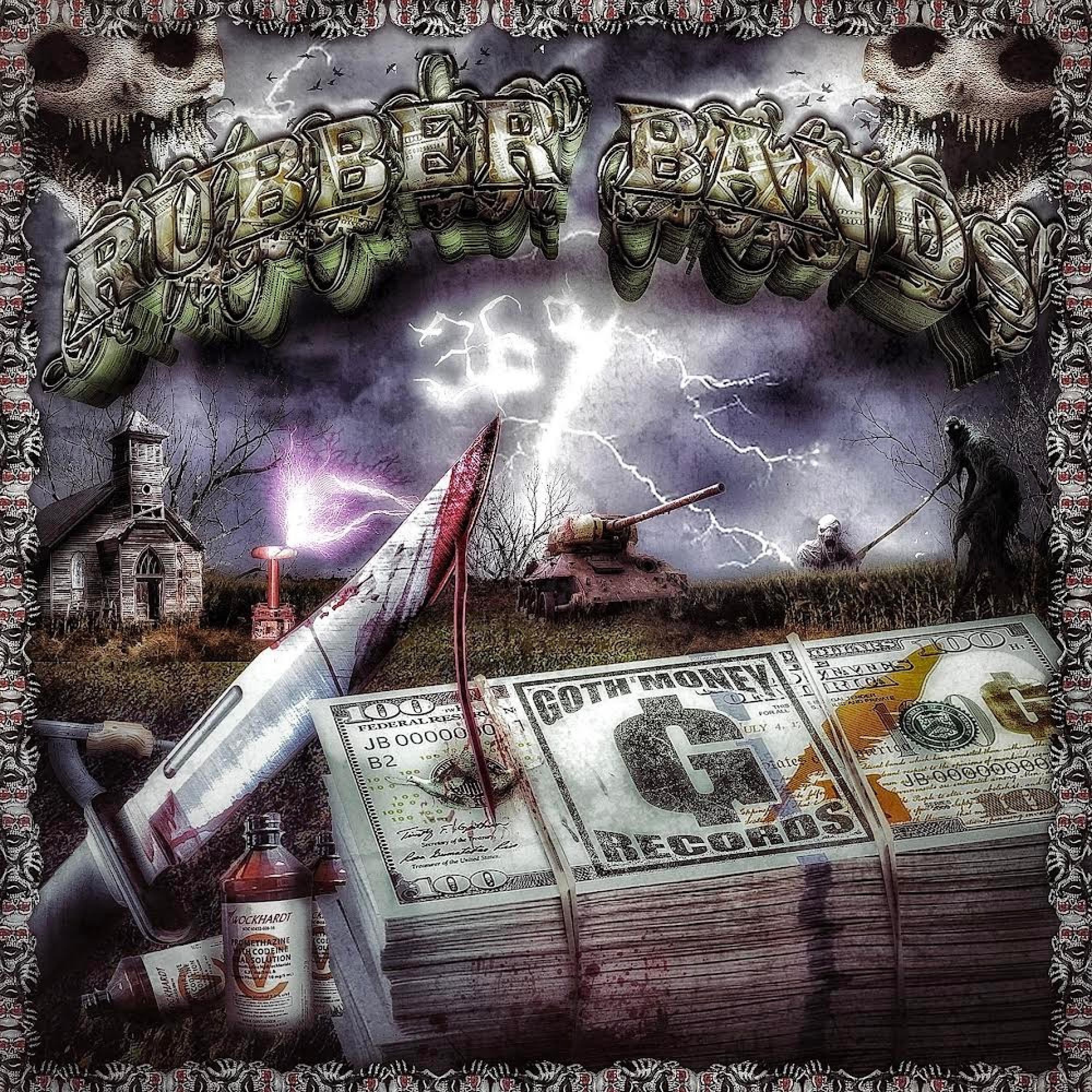 rubber bands (feat. Sickboyrari & Kane Grocerys) - Single album cover