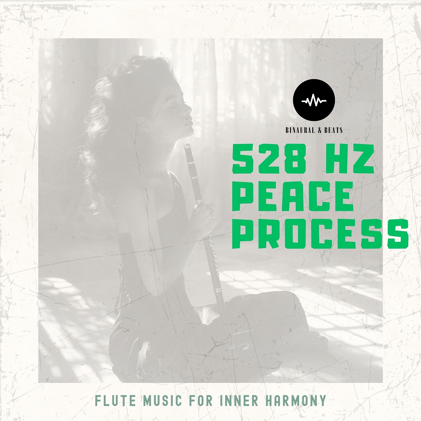 528 Hz Peace Process: Flute Music for Inner Harmony album cover