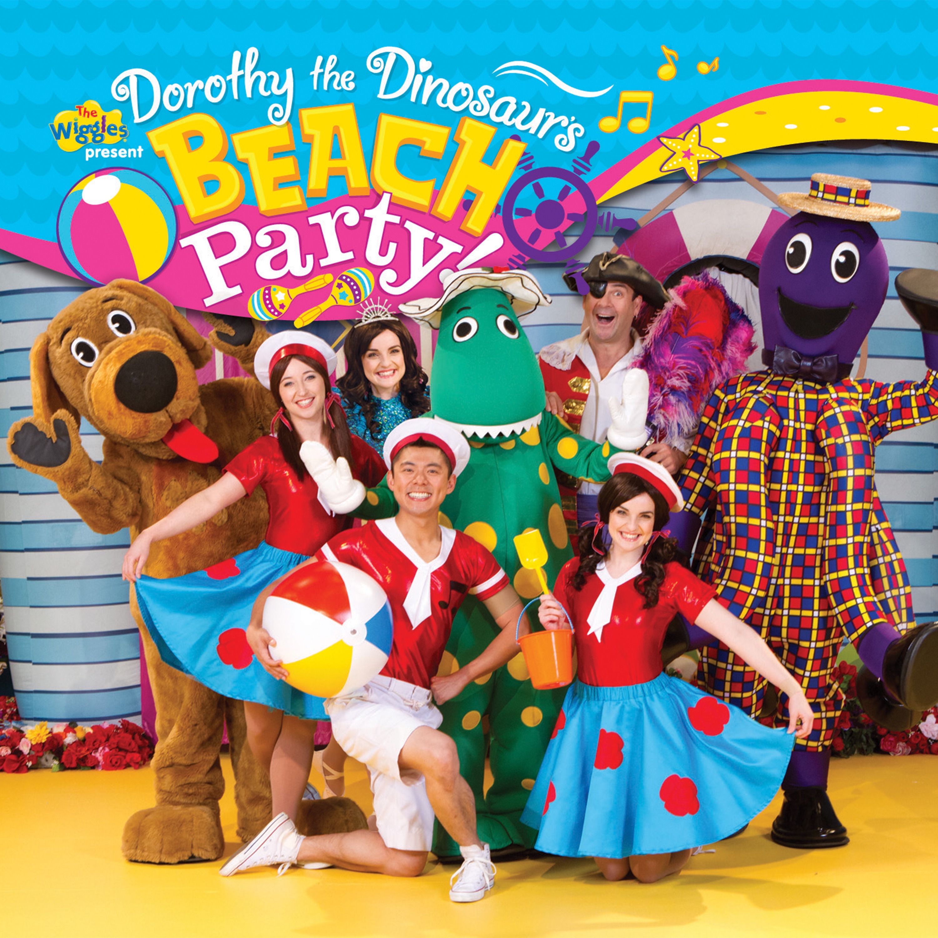 Dorothy the Dinosaur's Beach Party album cover