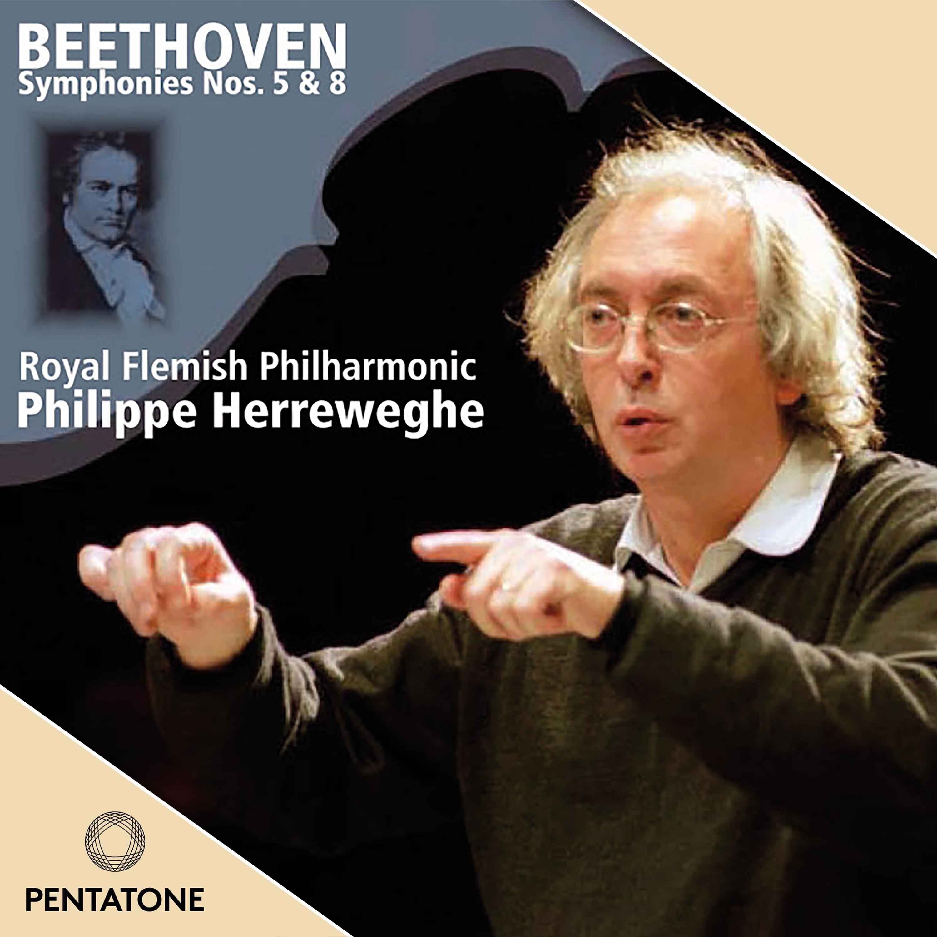 Beethoven: Symphonies 5 & 8 album cover