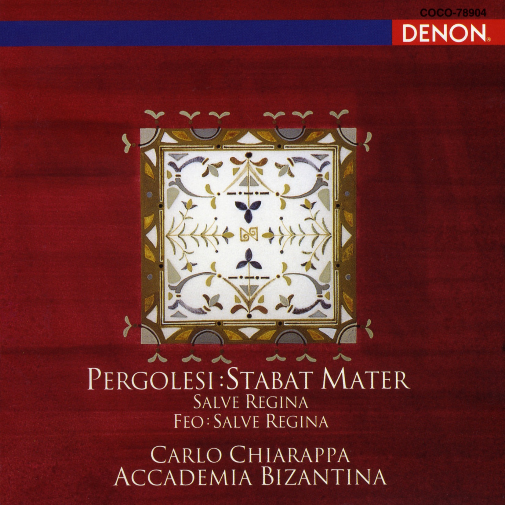 Pergolesi: Stabat Mater Salve Regina Feo: Salve Regina album cover