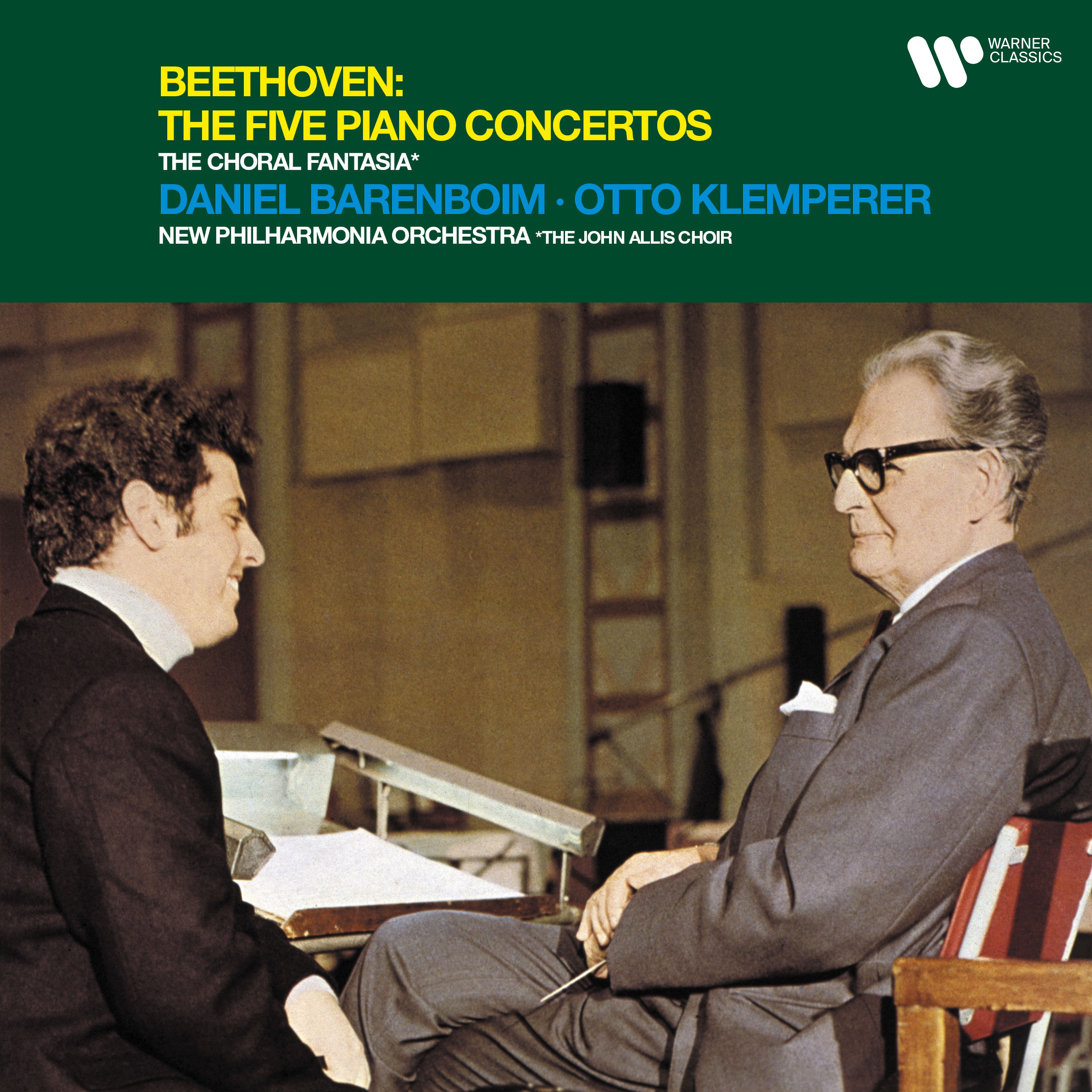 Beethoven: The 5 Piano Concertos & Choral Fantasia album cover
