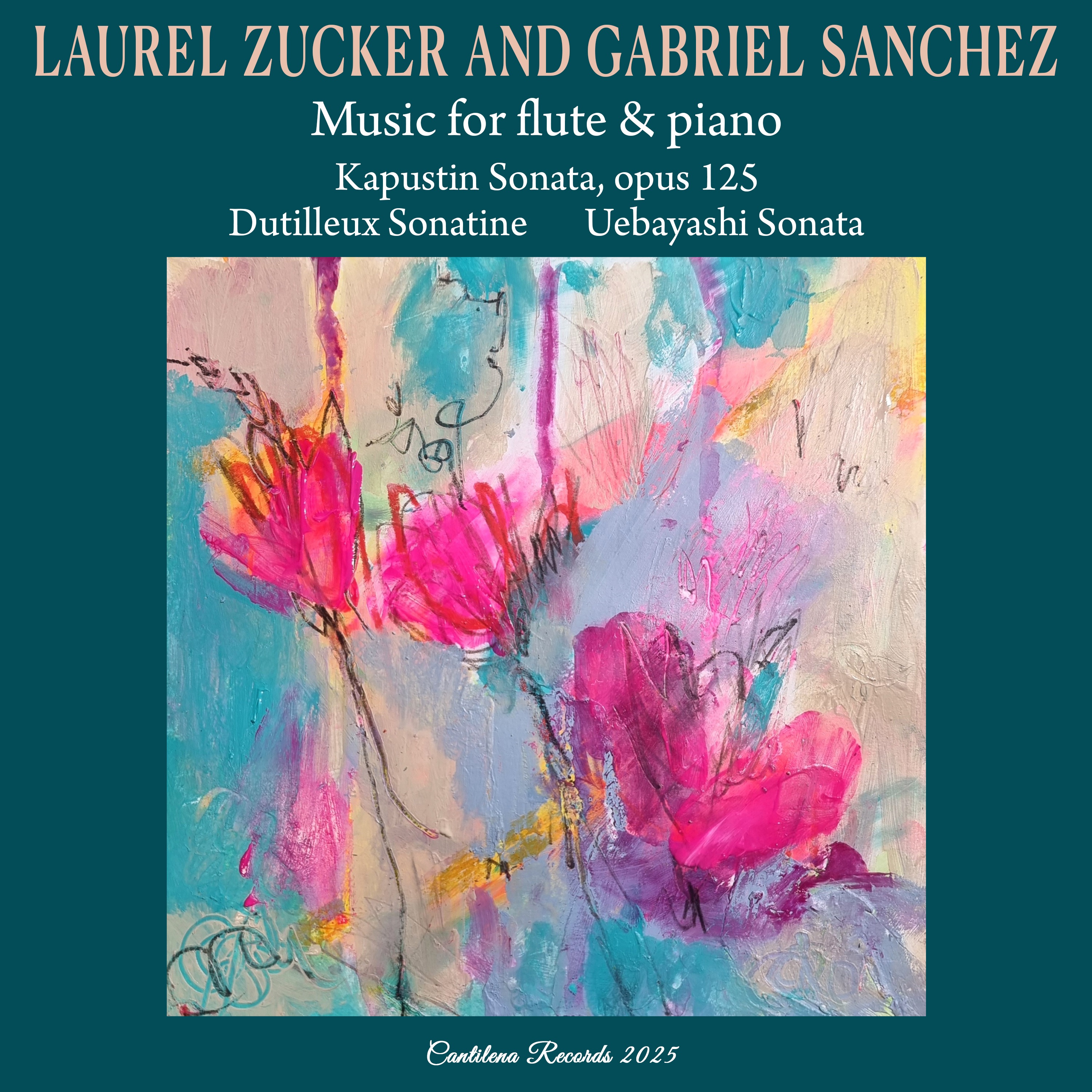 Music for Flute & Piano: Kapustin Sonata Op. 125, Dutilleux Sonatine, Uebayashi Sonata album cover