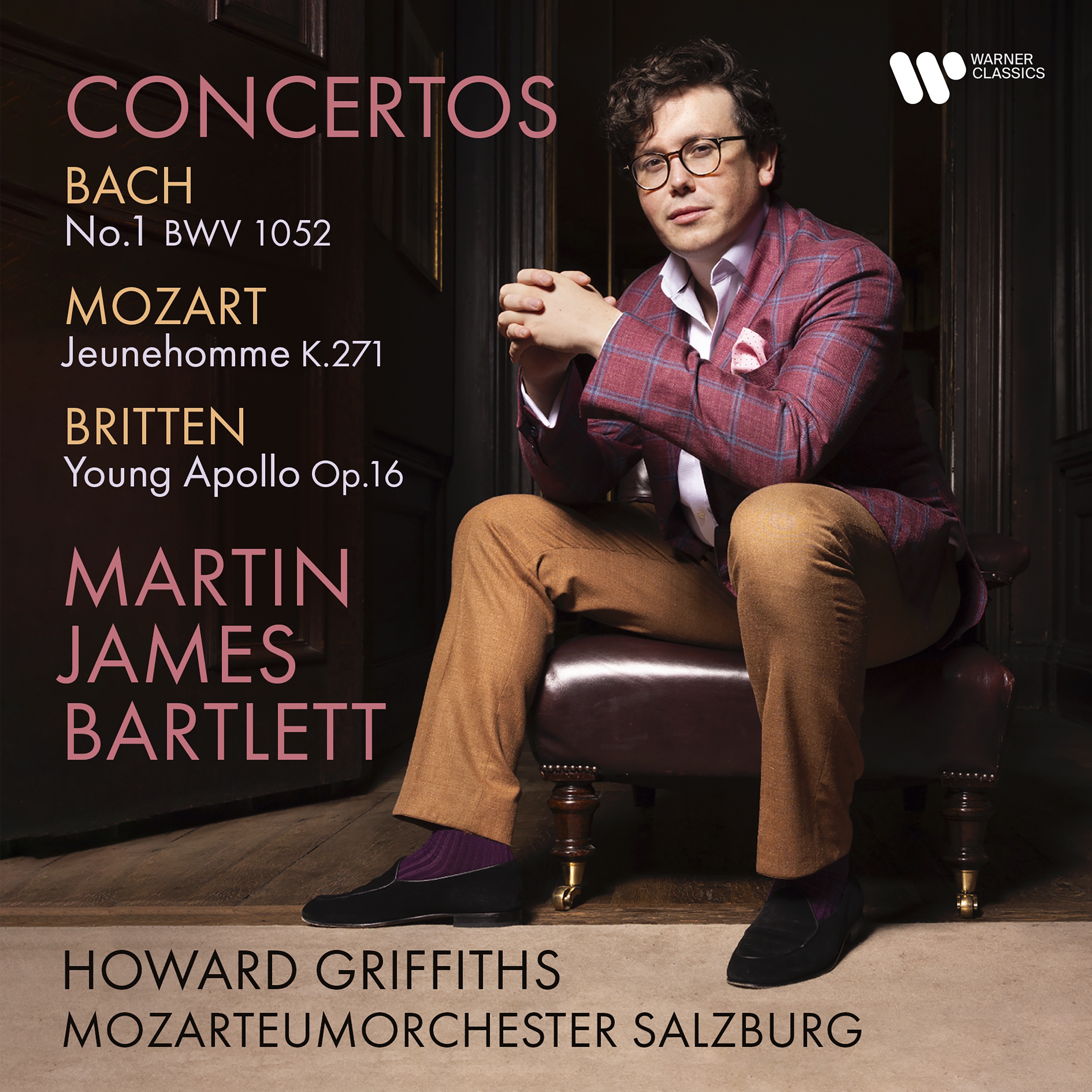 Bach: Piano Concerto, BWV 1052 - Mozart: Piano Concerto, K. 271 "Jeunehomme" - Britten: Young Apollo album cover