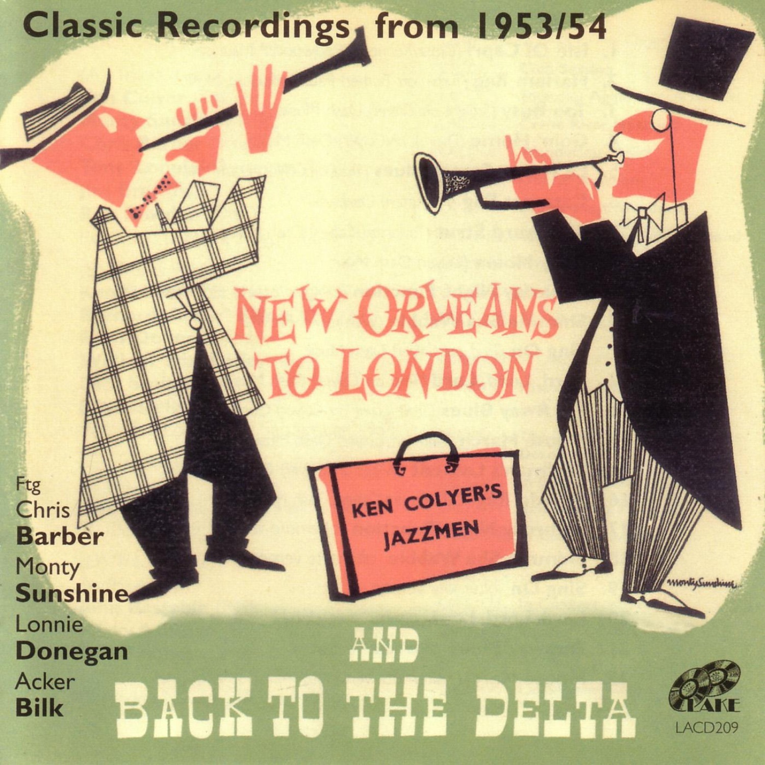 New Orleans to London and Back to the Delta - Classic Recordings from 1953 / 54 (feat. Chris Barber, album cover