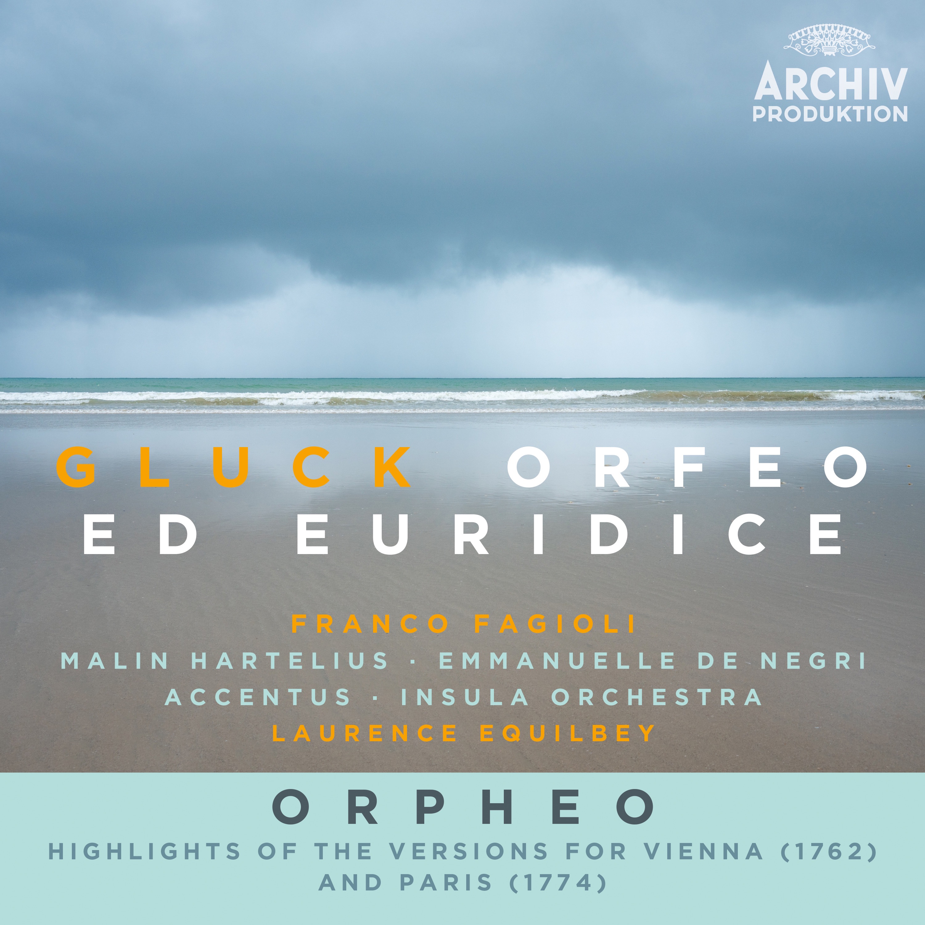 Gluck: Orfeo ed Euridice, Wq. 30  - Highlights of the Versions for Vienna (1762) and Paris (1774) album cover