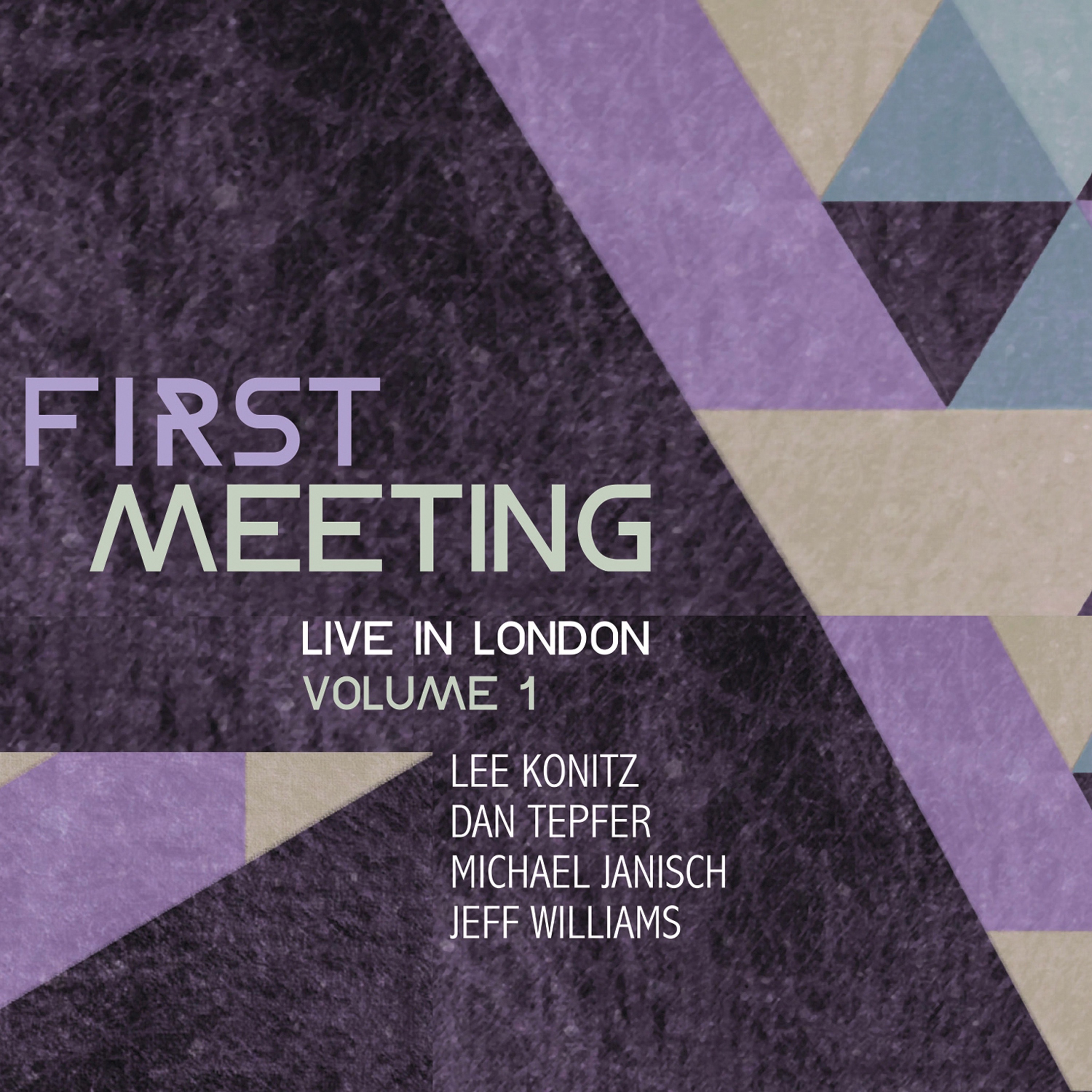 First Meeting: Live in London, Vol. 1 (feat. Jeff Williams) album cover