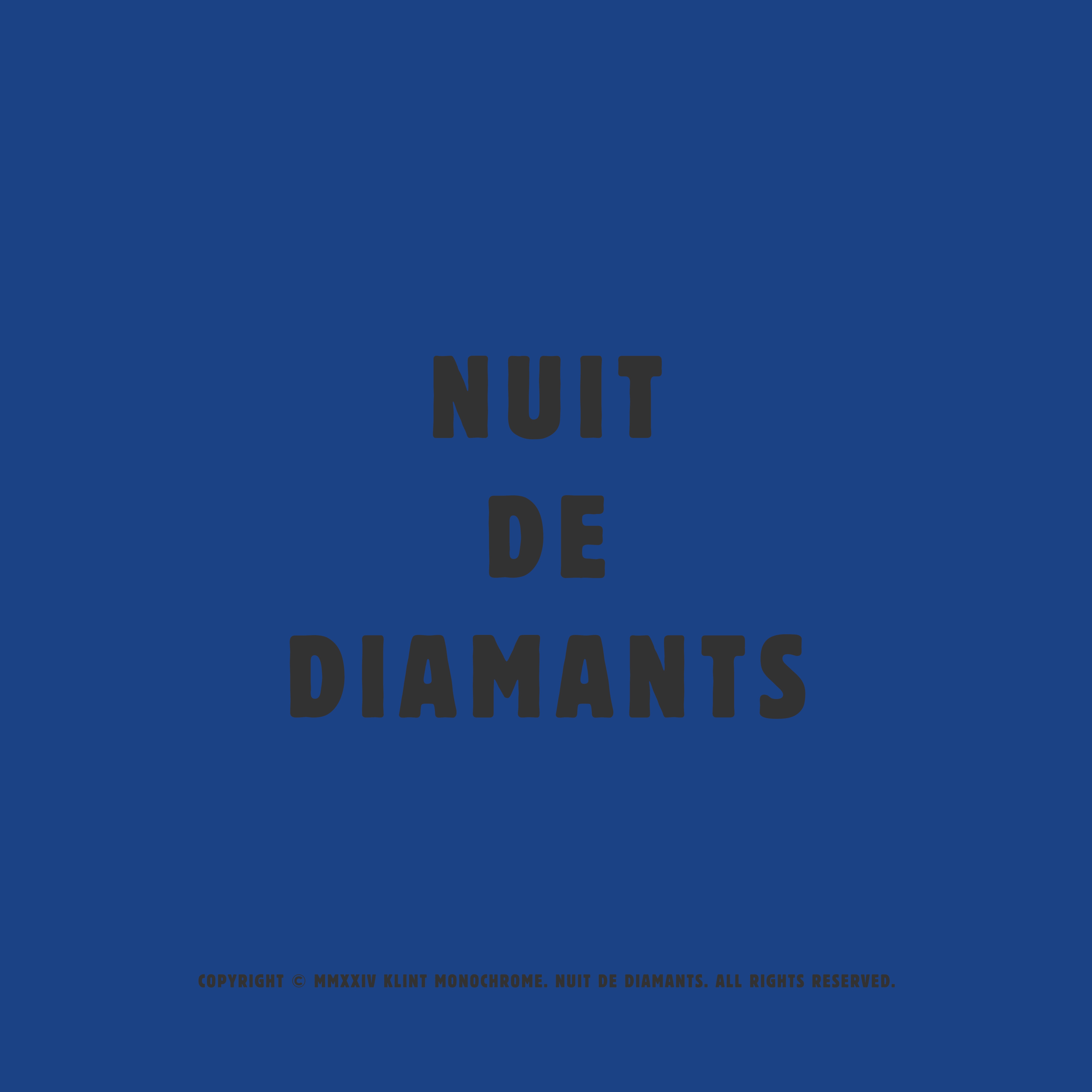 Nuit De Diamants - Single album cover