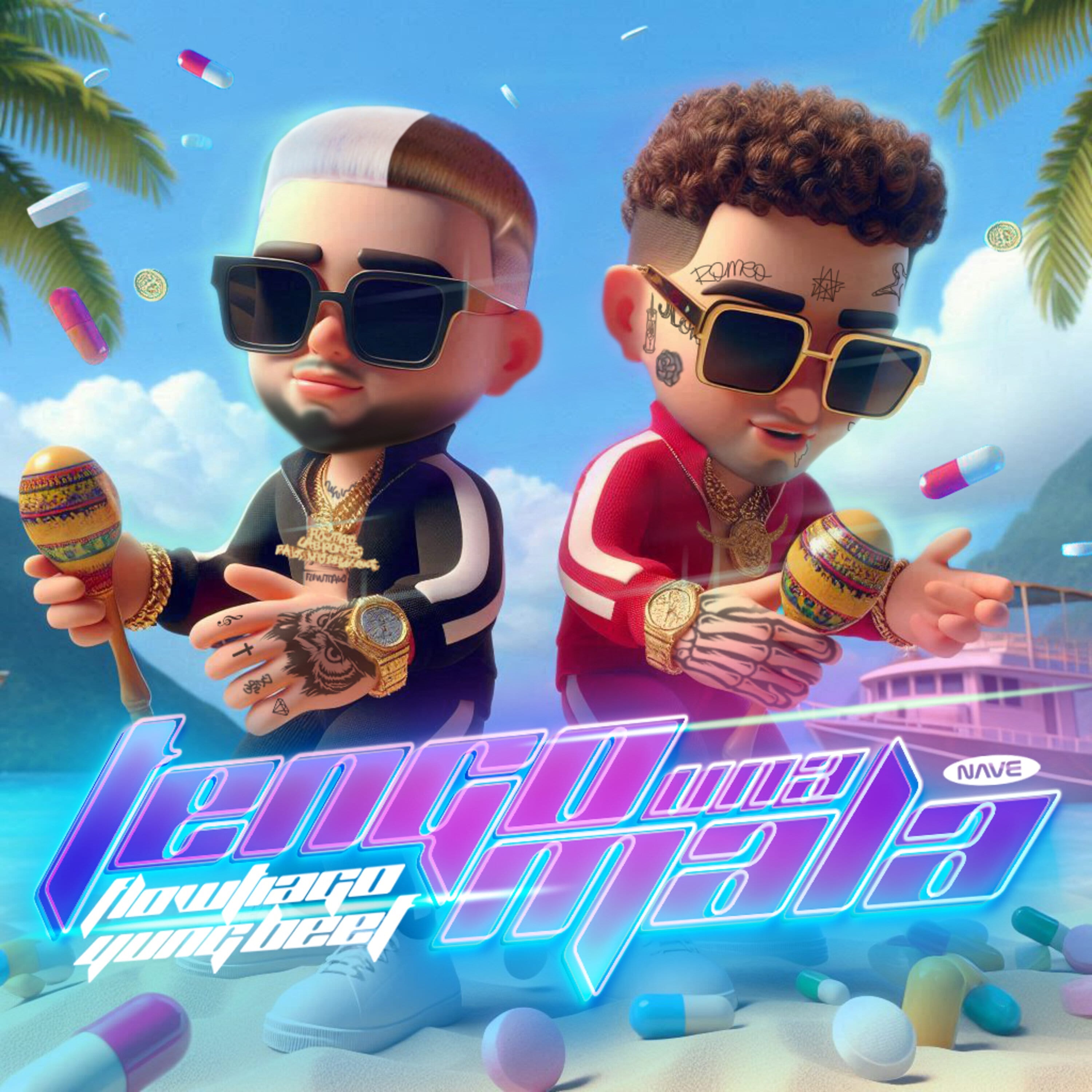 TENGO UNA MALA - Single album cover