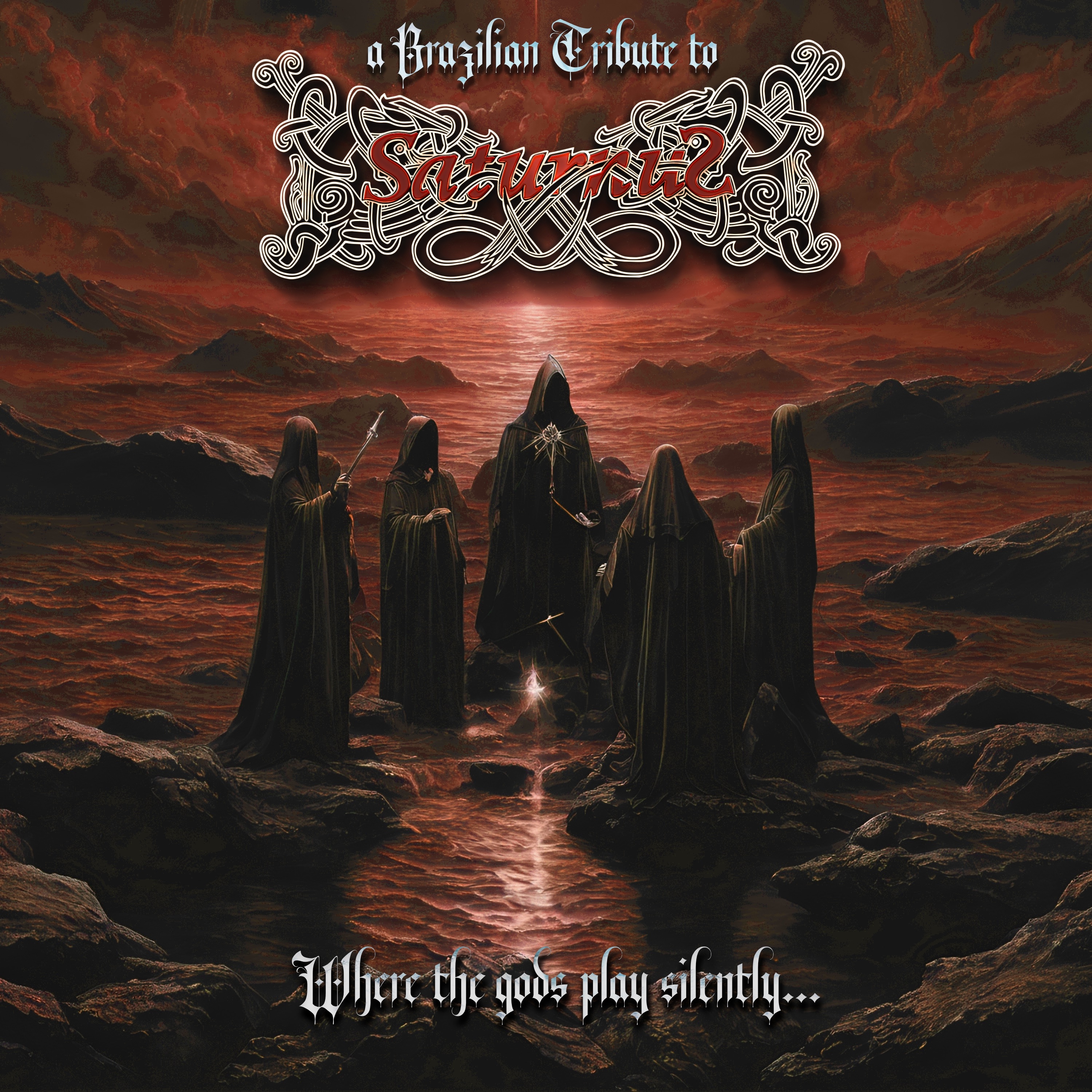 Where the Gods Play Silently – A Brazilian Tribute To Saturnus album cover