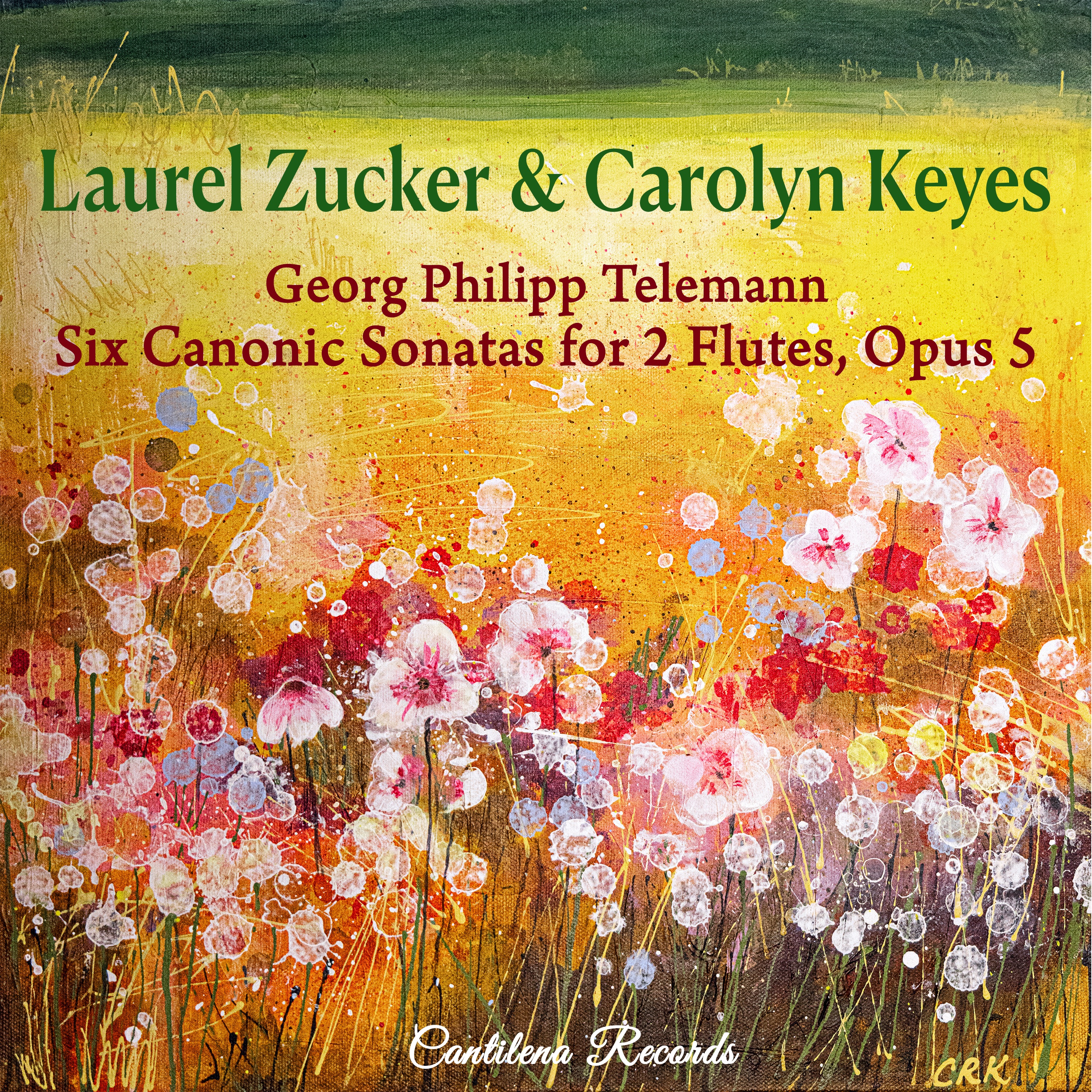 Telemann: Six Canonic Sonatas for 2 Flutes, Op. 5 album cover