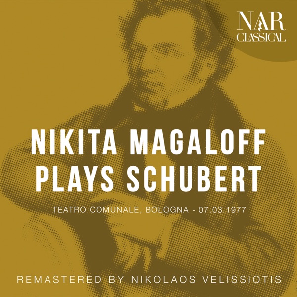 Nikita Magaloff plays Schubert album cover