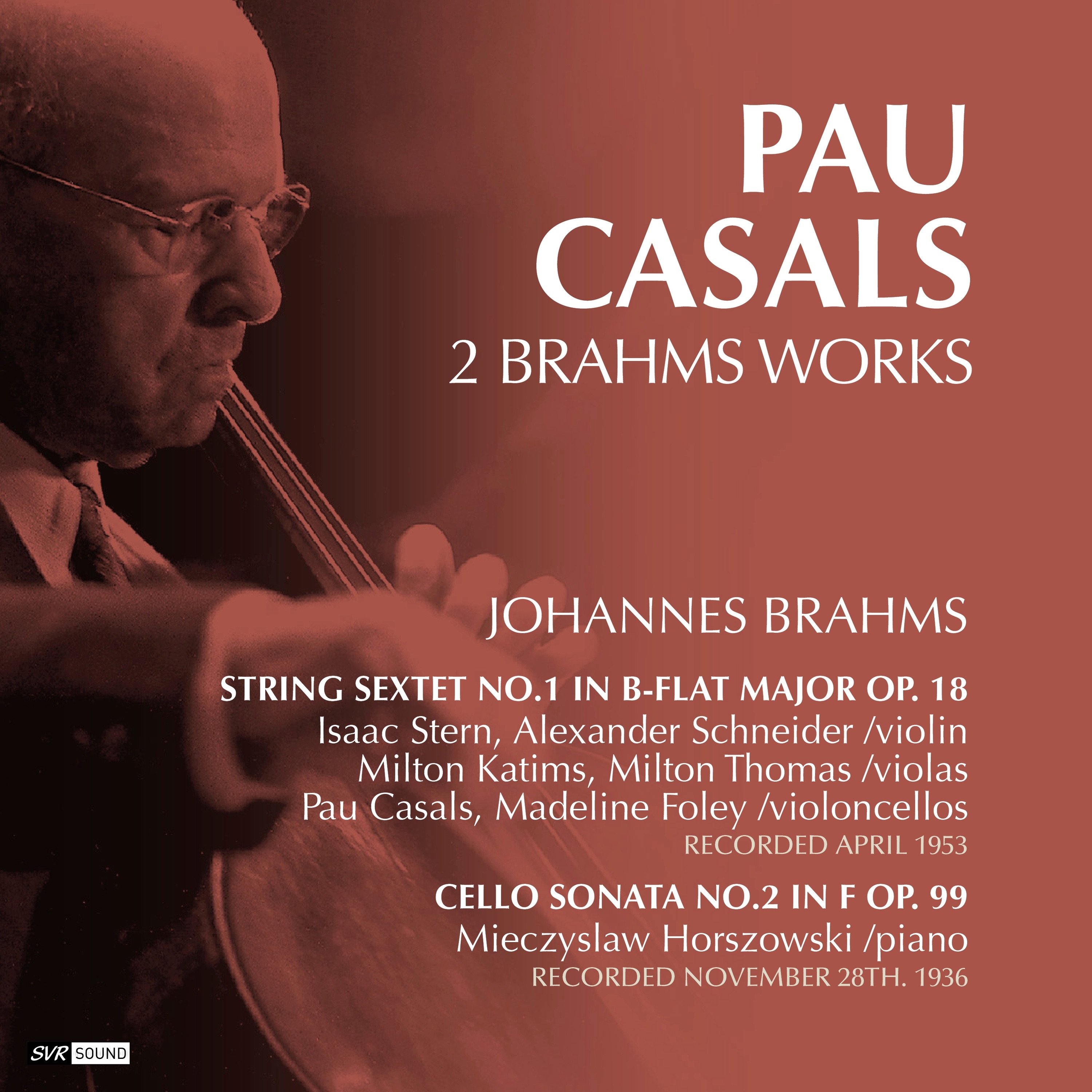 Pau Casals: 2 Brahms Works (Restauración 2025) album cover