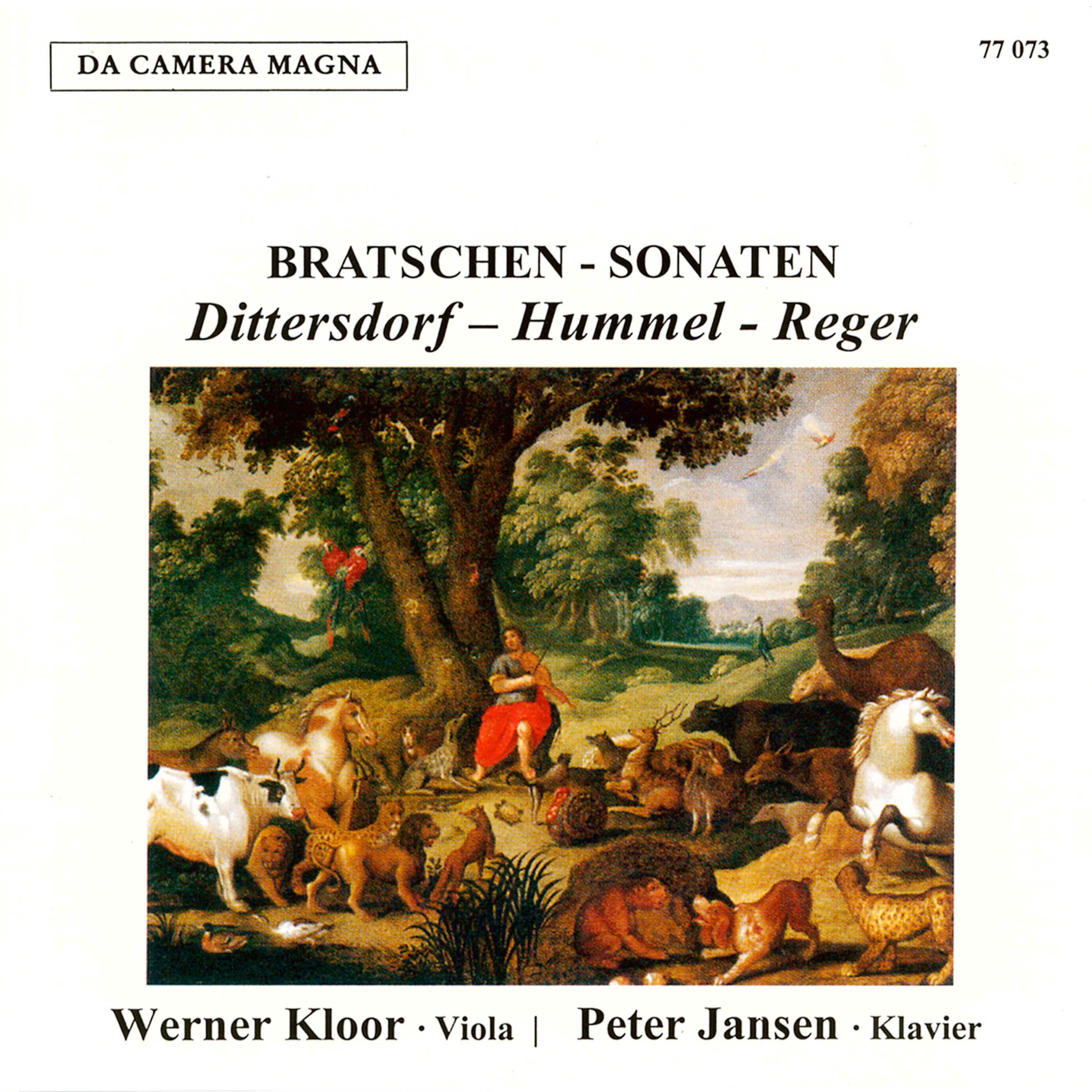 Dittersdorf, Hummel & Reger: Viola Sonatas album cover
