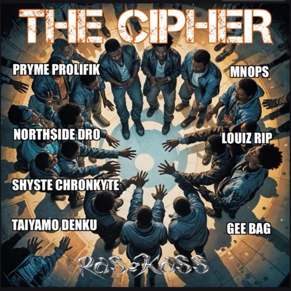 THE CIPHER (feat. Pryme Prolifik, North$ide Dro, Shyste Chronkyte, Taiyamo Denku, Mnops, Louiz Rip & album cover
