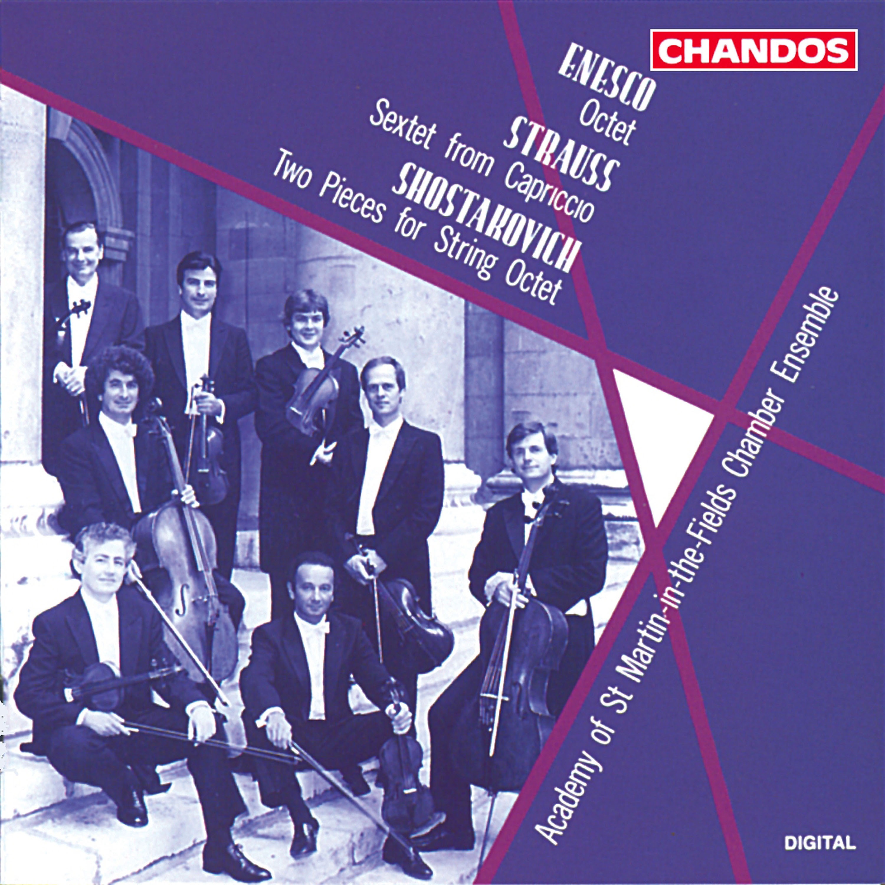 Enesco: Octet in C Major - Shostakovich: Two Pieces for String Octet - Strauss: Capriccio album cover