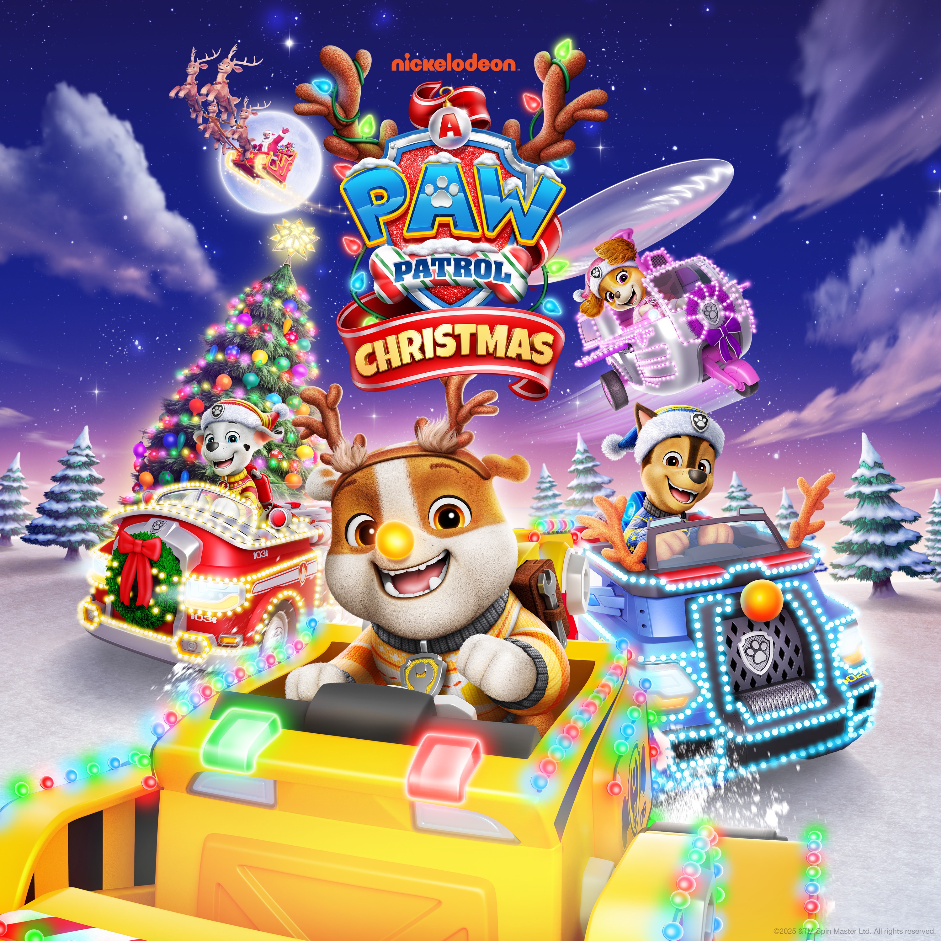 A Paw Patrol Christmas album cover