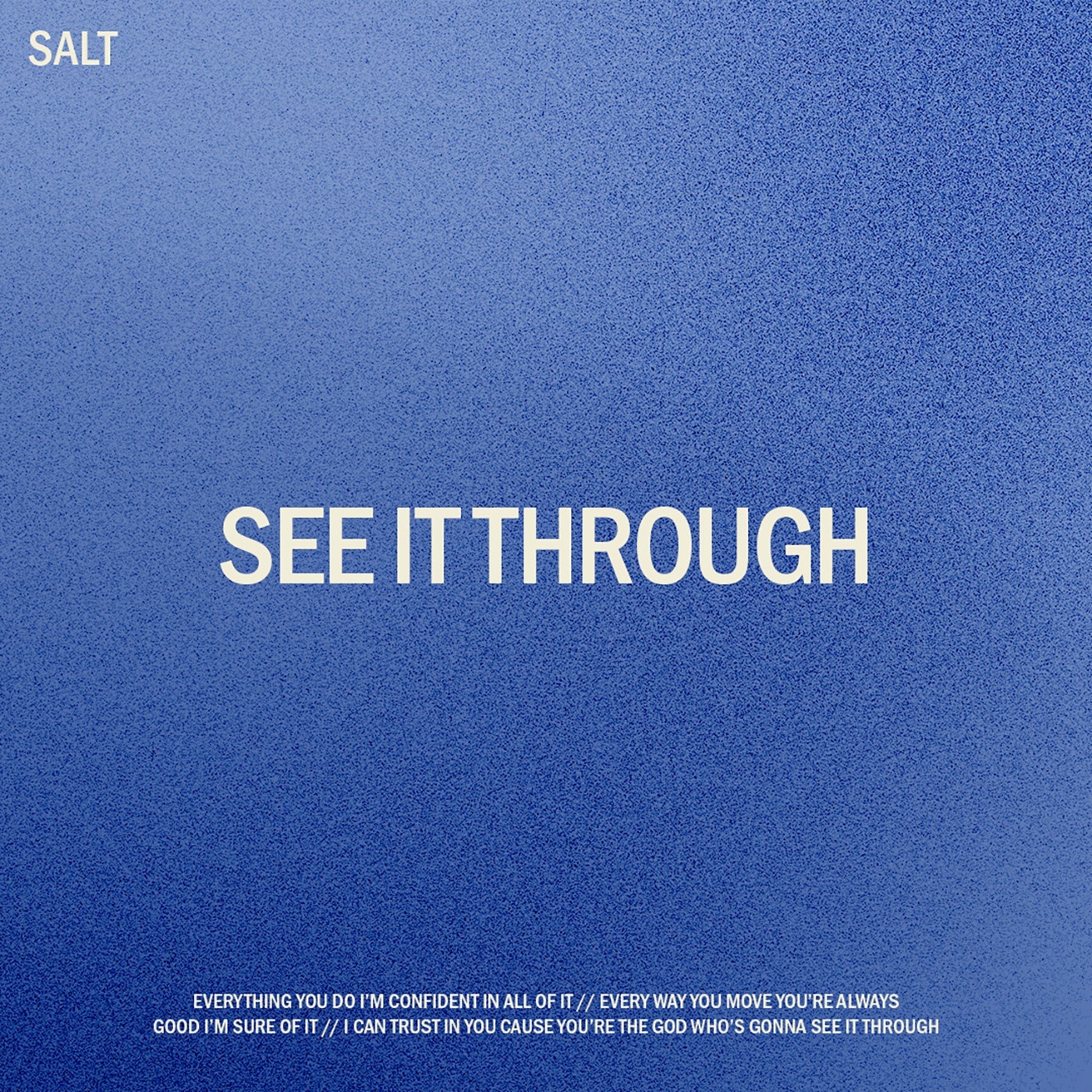 See It Through - Single album cover