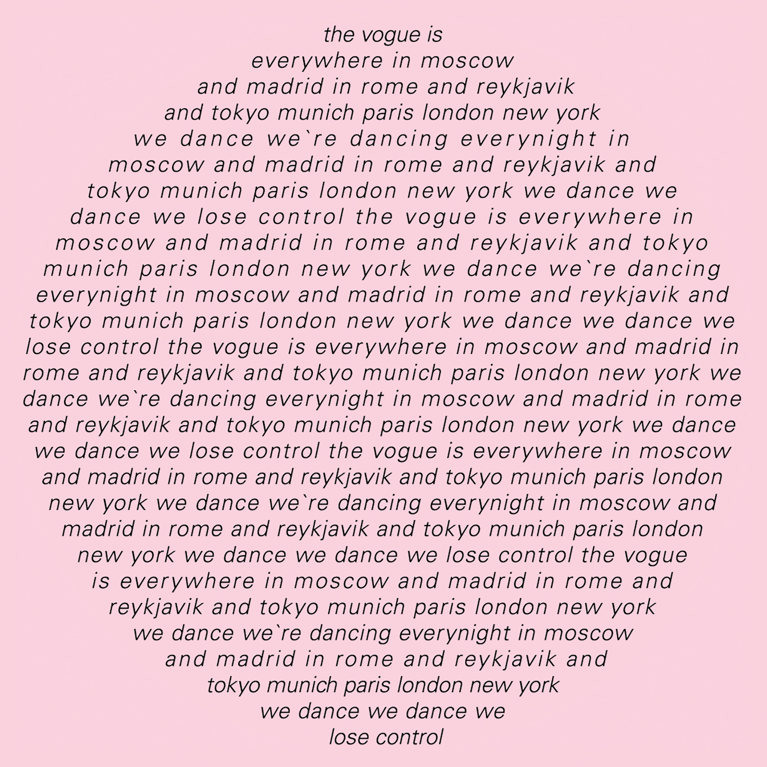 The Vogue - Single album cover