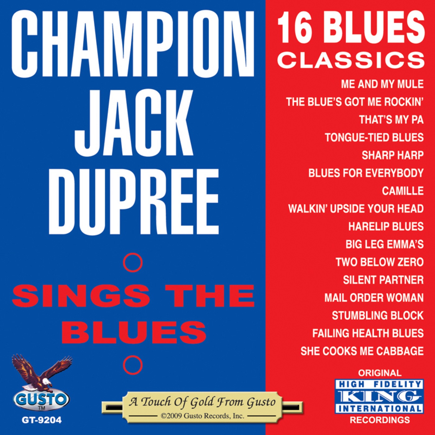 Sings the Blues - 16 Blues Classics album cover