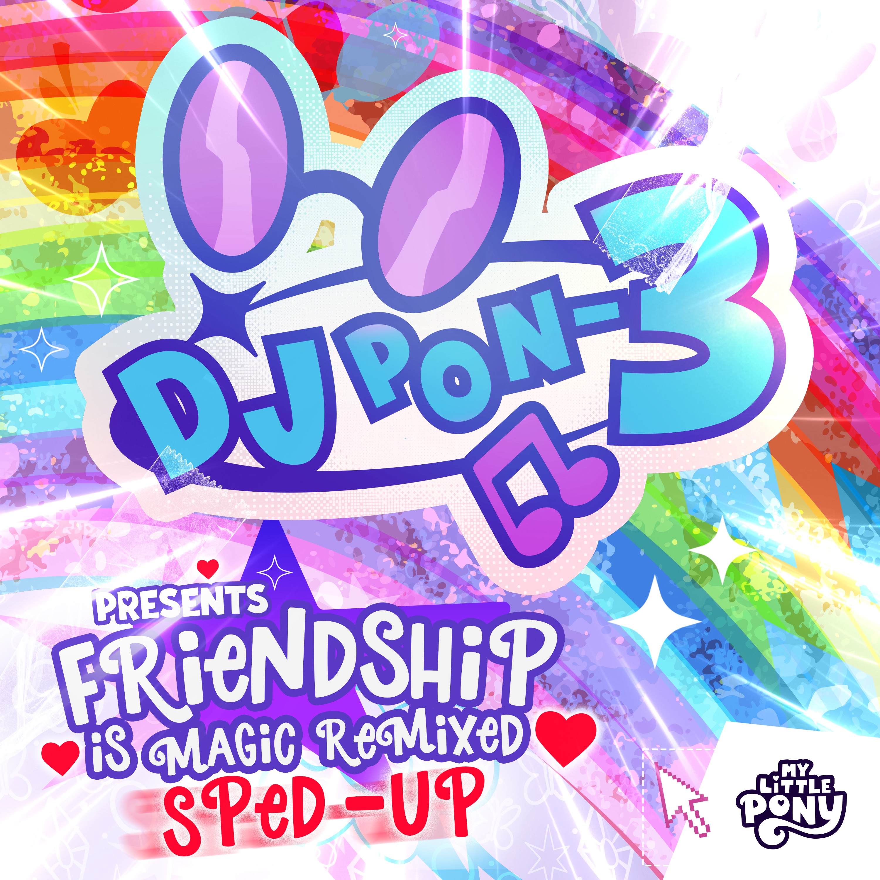 DJ Pon-3 Presents: Friendship is Magic Sped Up album cover