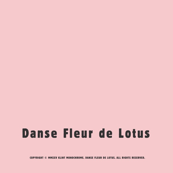Danse Fleur de Lotus - Single album cover