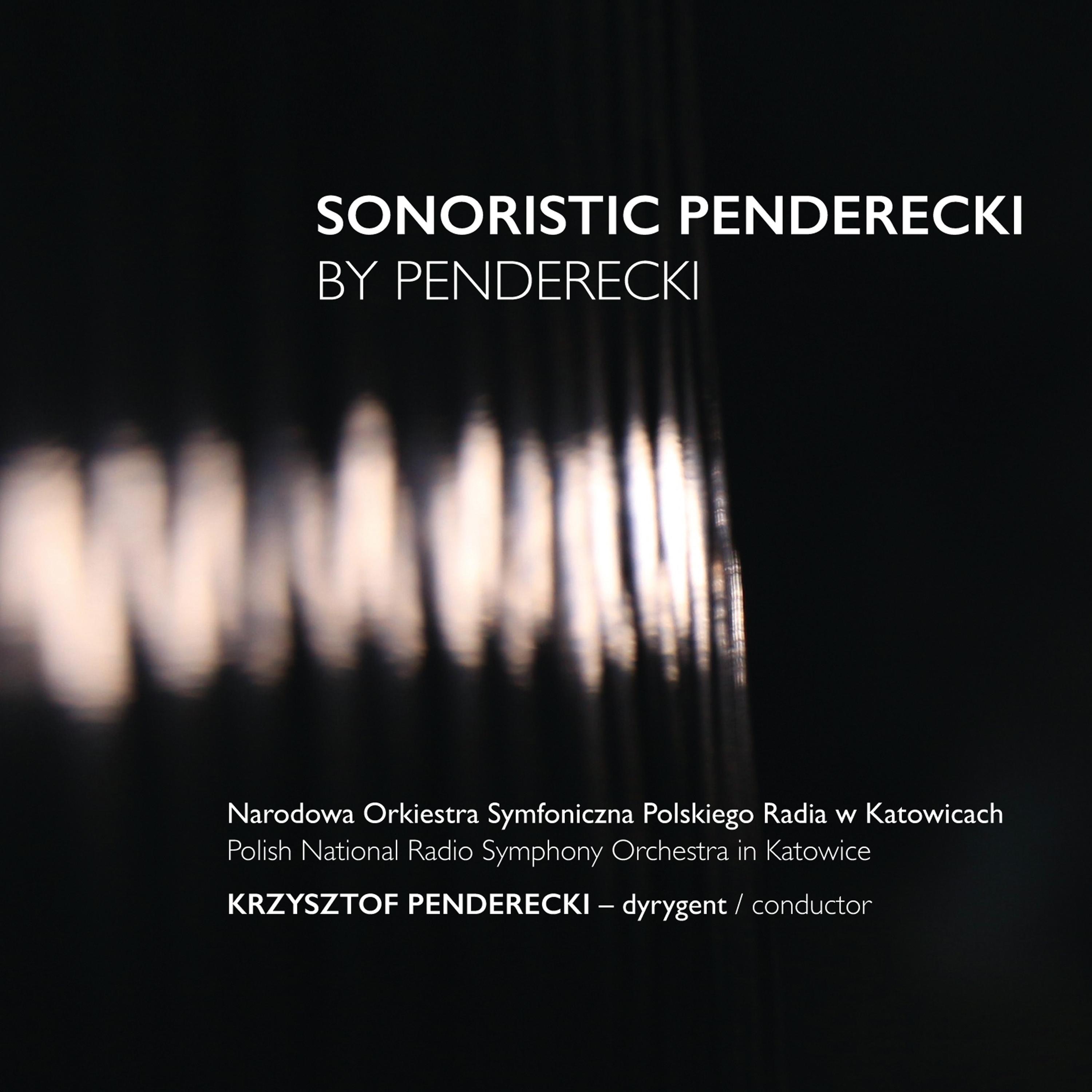 Sonoristic Penderecki by Penderecki album cover