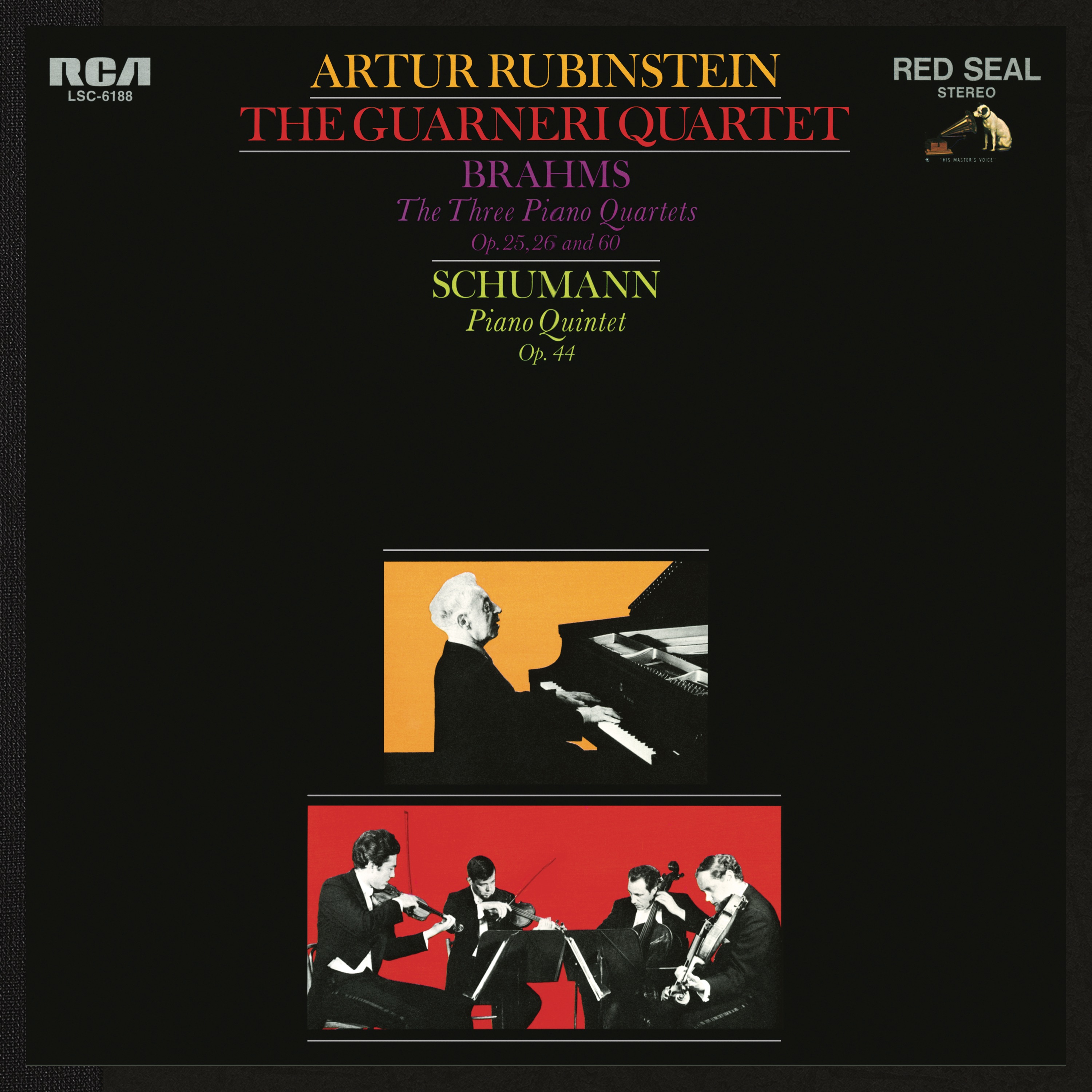 Brahms: The 3 Piano Quartets - Schumann: Quintet in E-Flat Major, Op. 44 album cover