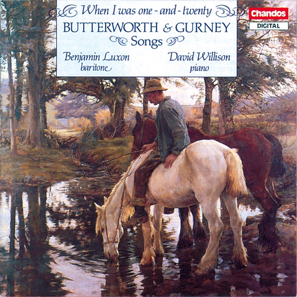 Benjamin Luxon Sings Butterworth & Gurney Songs album cover