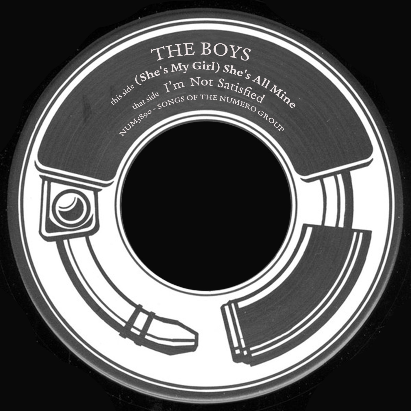 (She's My Girl) She's All Mine b/w I'm Not Satisfied - Single album cover