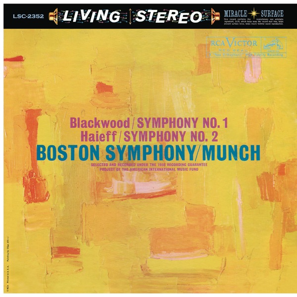 Blackwood: Symphony No. 1 - Haieff: Symphony No. 2 album cover