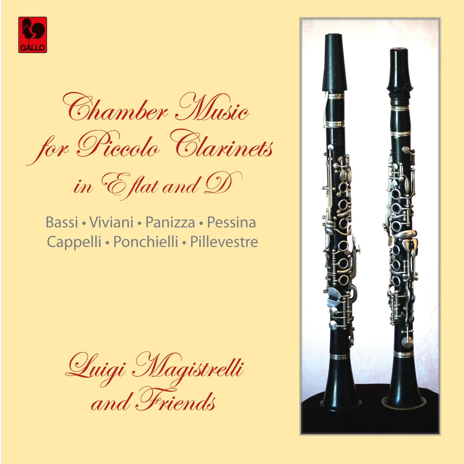 Bassi - Viviani - Panizza - Pessina - Cappelli - Ponchielli - Pillevestre: Chamber Music for Piccolo album cover