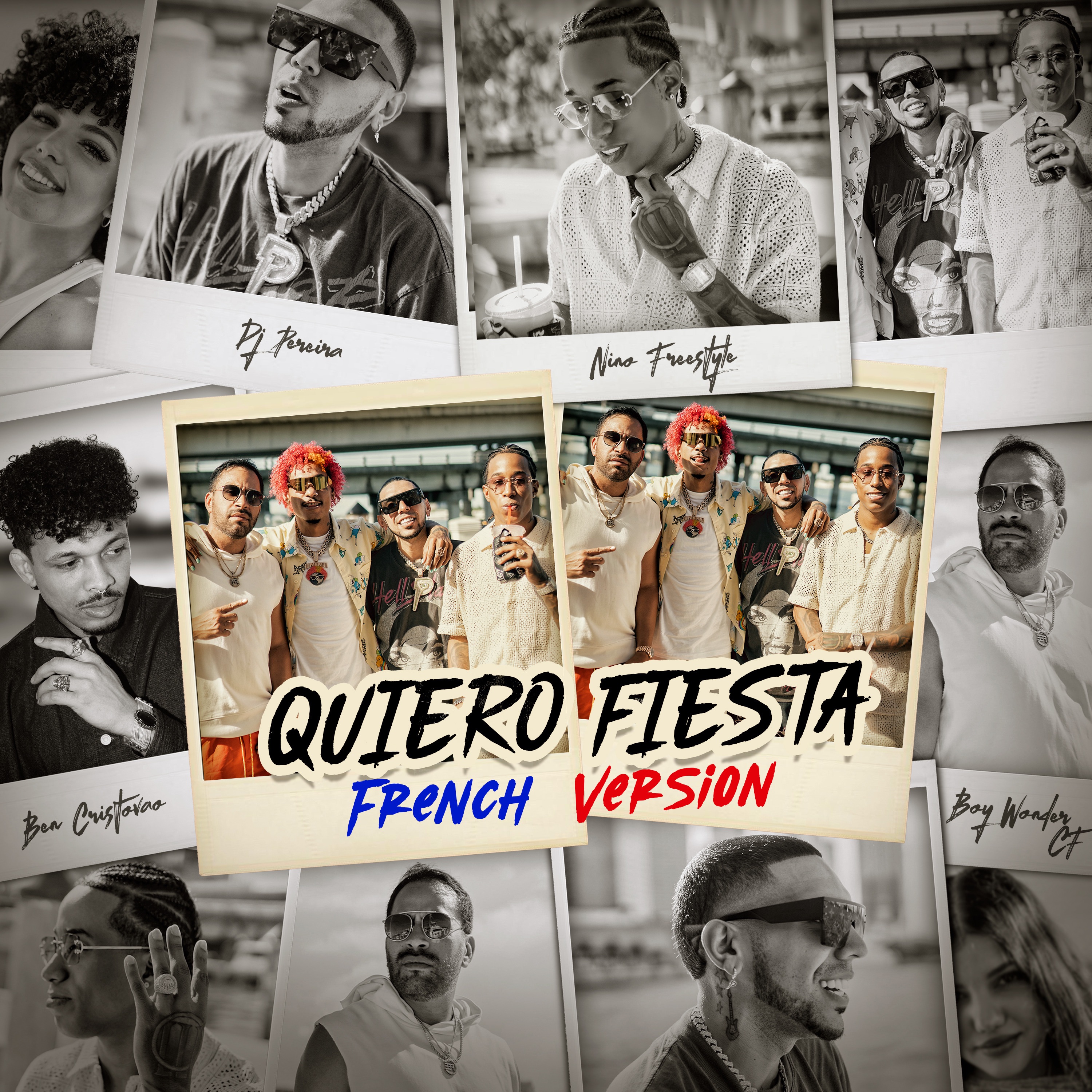 QUIERO FIESTA (French version) - Single album cover
