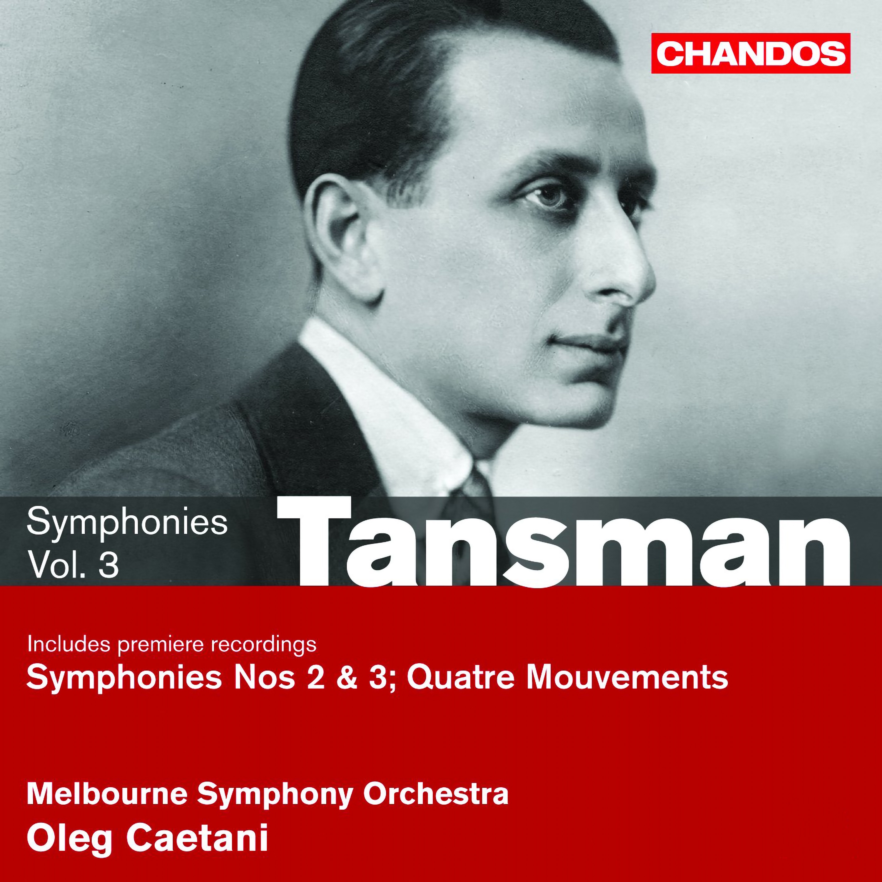 Tansman: Symphony No. 2, Quatre Mouvements pour Orchestra & Symphonie Concertante album cover