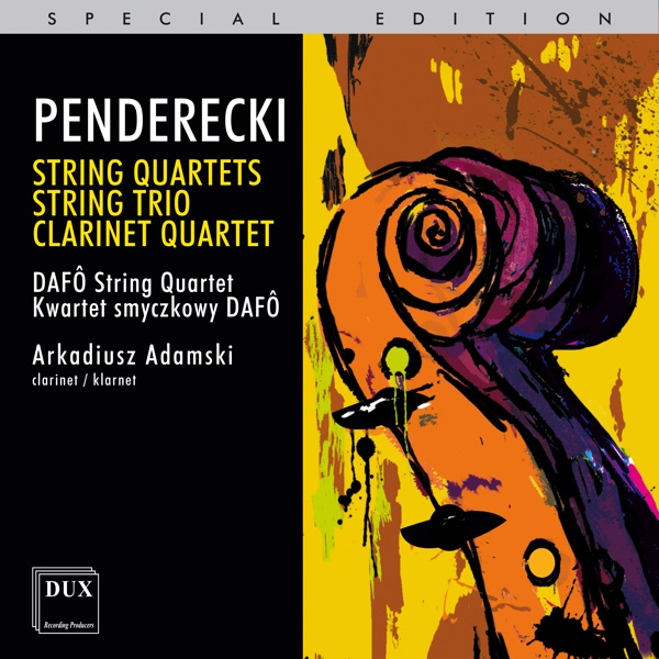 Penderecki: String Quartets, String Trio & Clarinet Quartet album cover