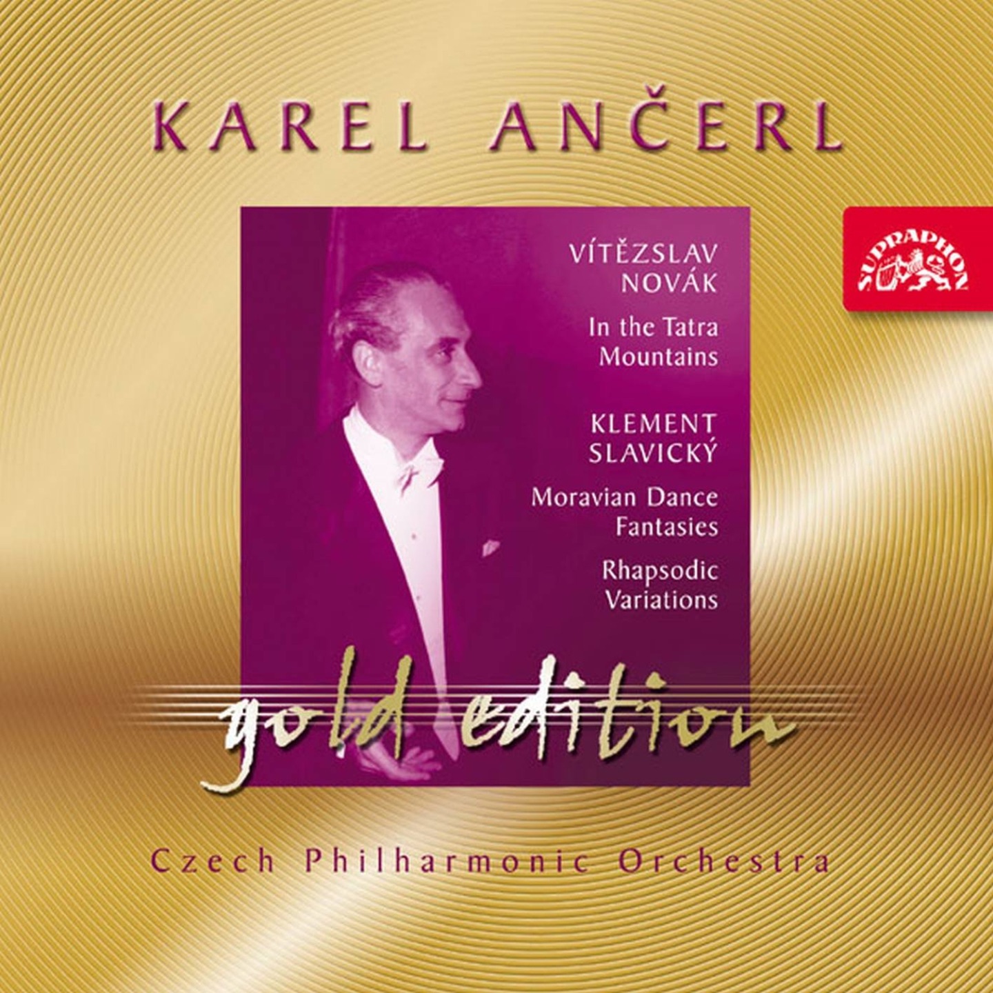 Ančerl Gold Edition 28. Novák: In the Tatra Mountains - Slavický: Moravian Dance Fantasies, Rhapsodi album cover