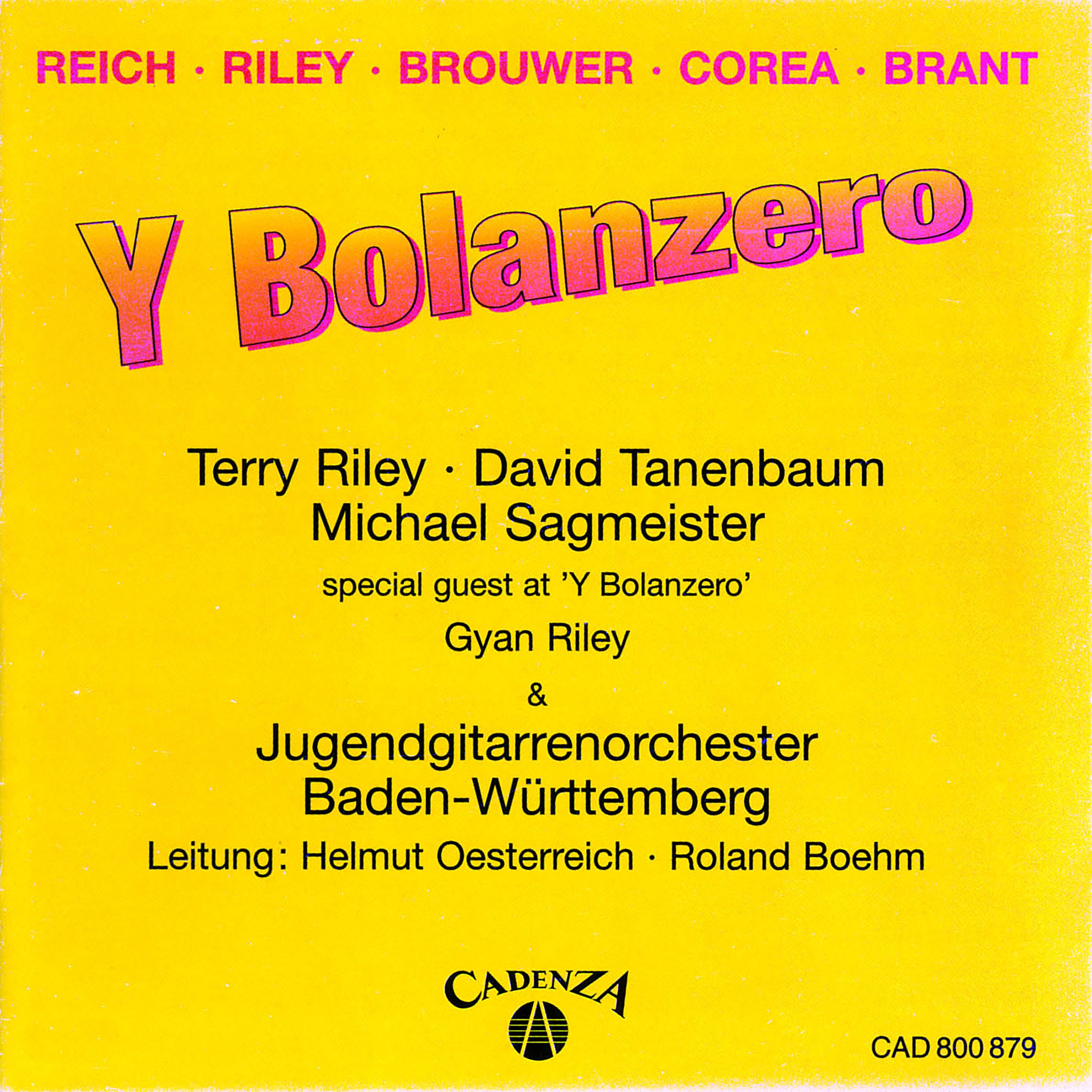 Y Bolanzero album cover