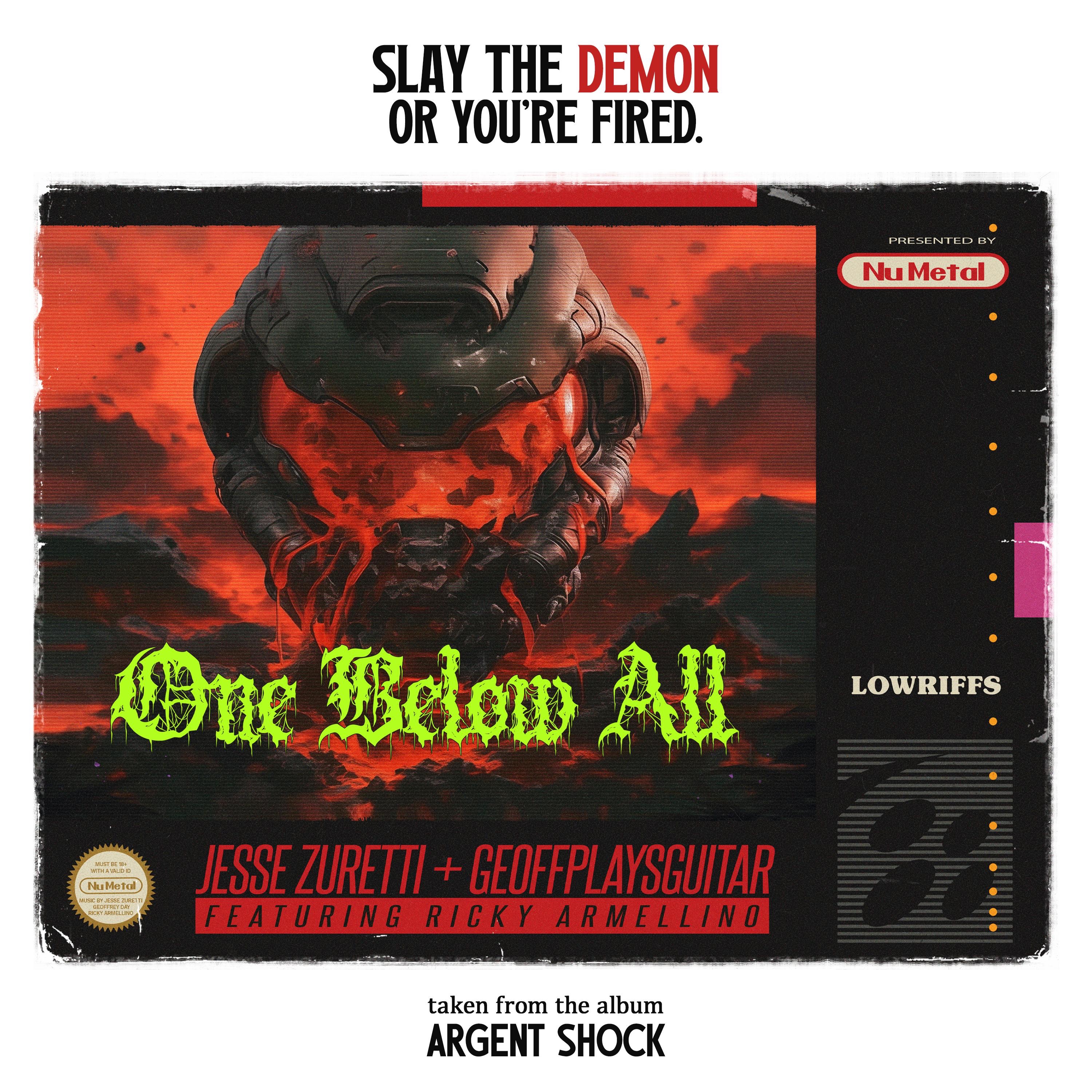 ONE BELOW ALL (GeoffPlaysGuitar remix) [feat. Ricky Armellino] - Single album cover