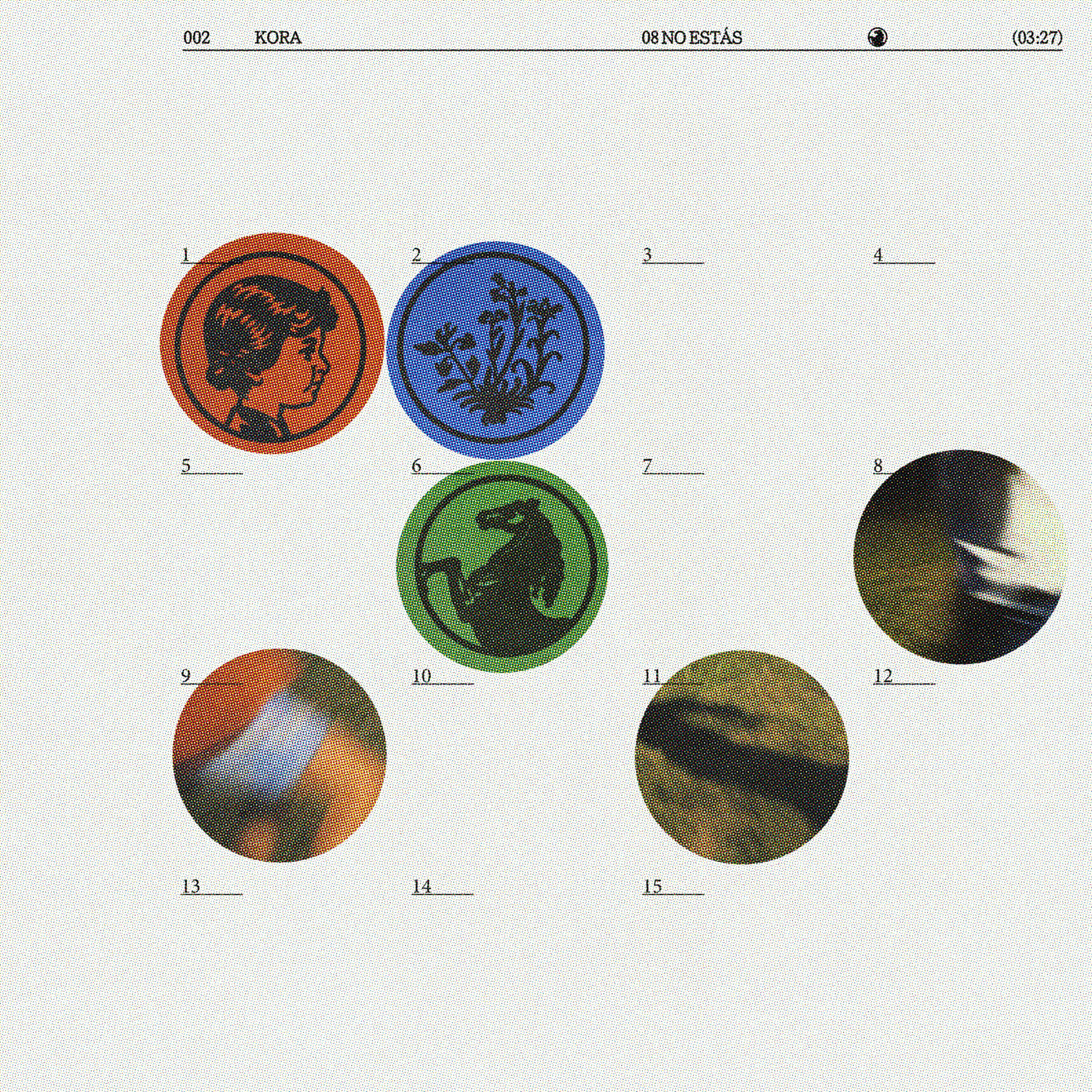 No estás - Single album cover