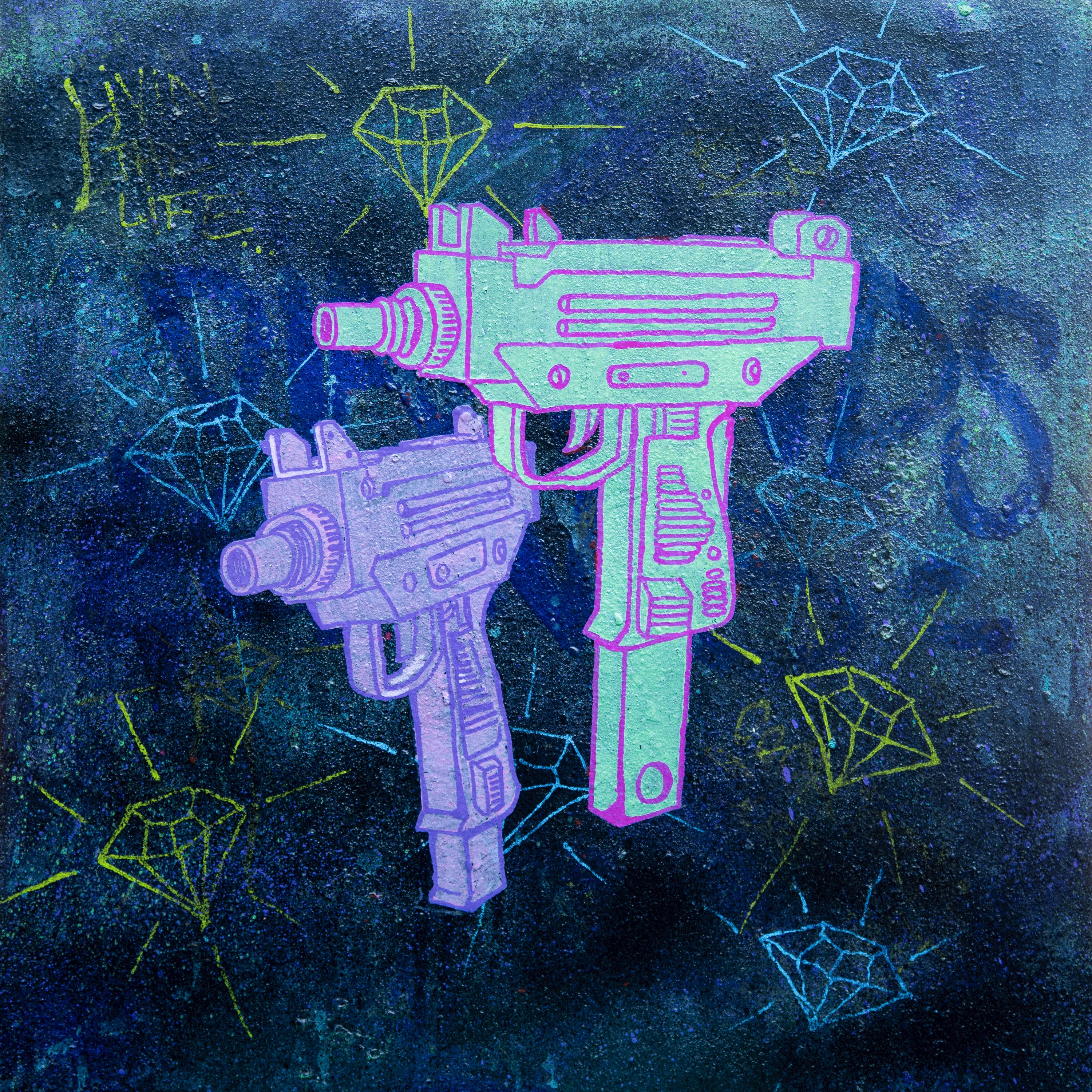 Diamonds & Guns (feat. Blu) - Single album cover