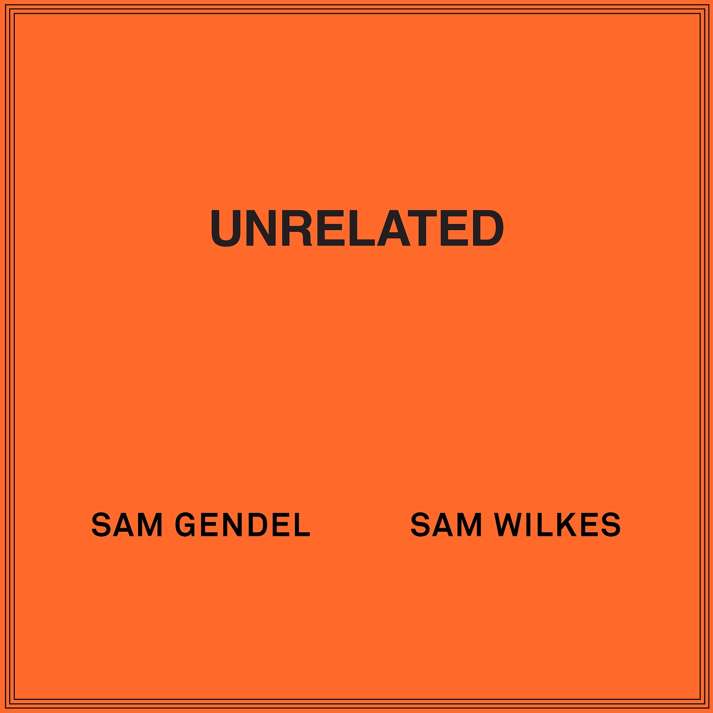 UNRELATED album cover